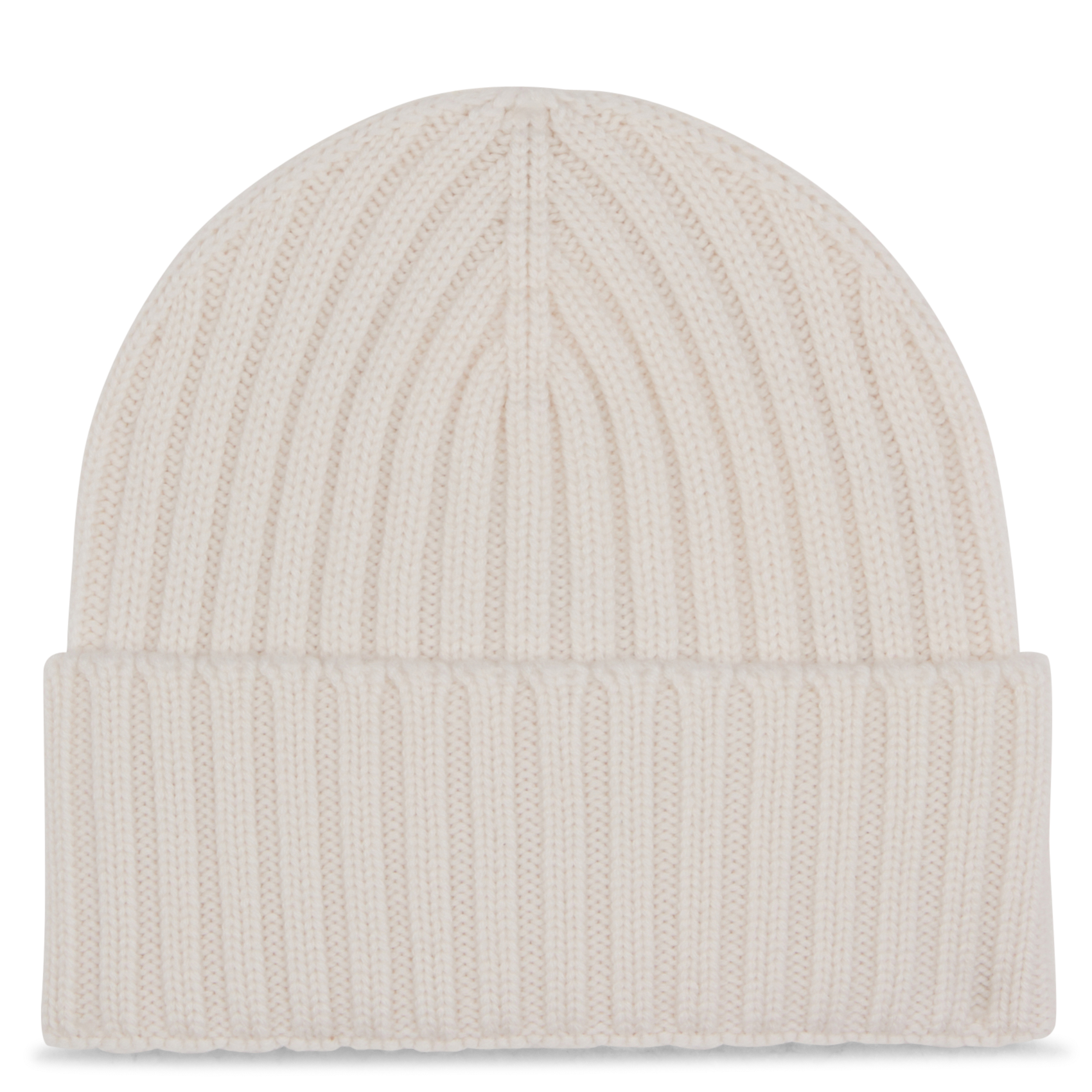 Effen muts van merinowol SAISON 1865 Wit