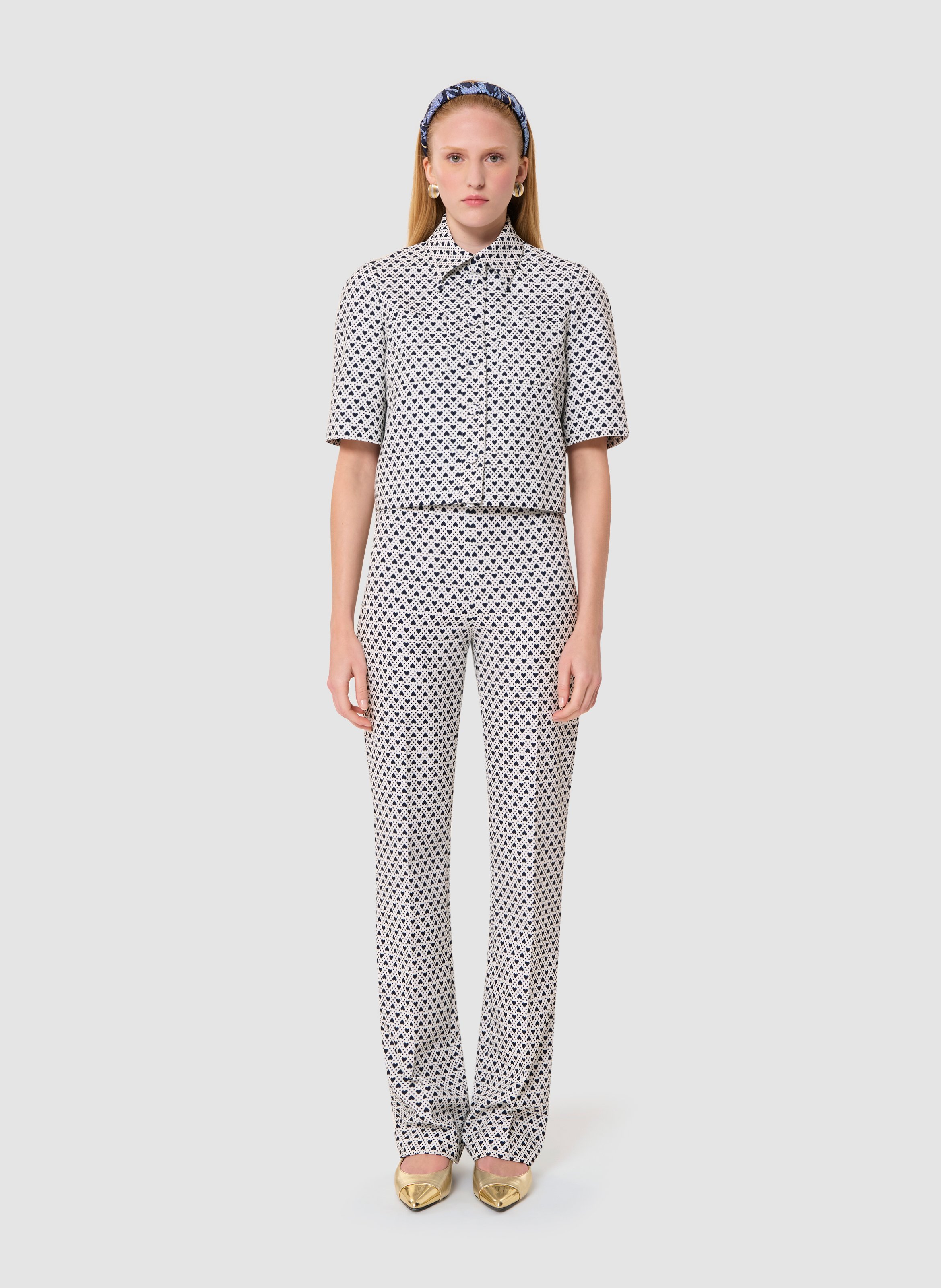 Classic-Collar top White Tara jarmon Women Place des Tendances