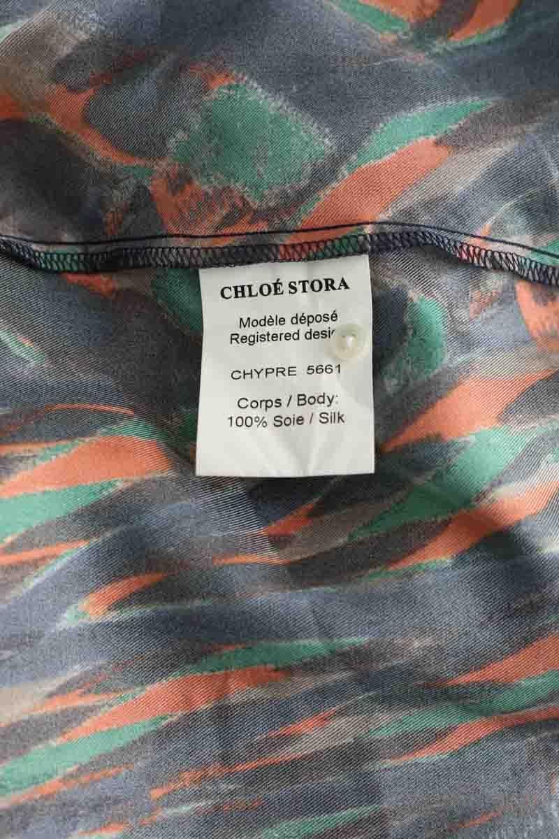 Silk blouse CHLOE STORA - SECONDE MAIN Blue