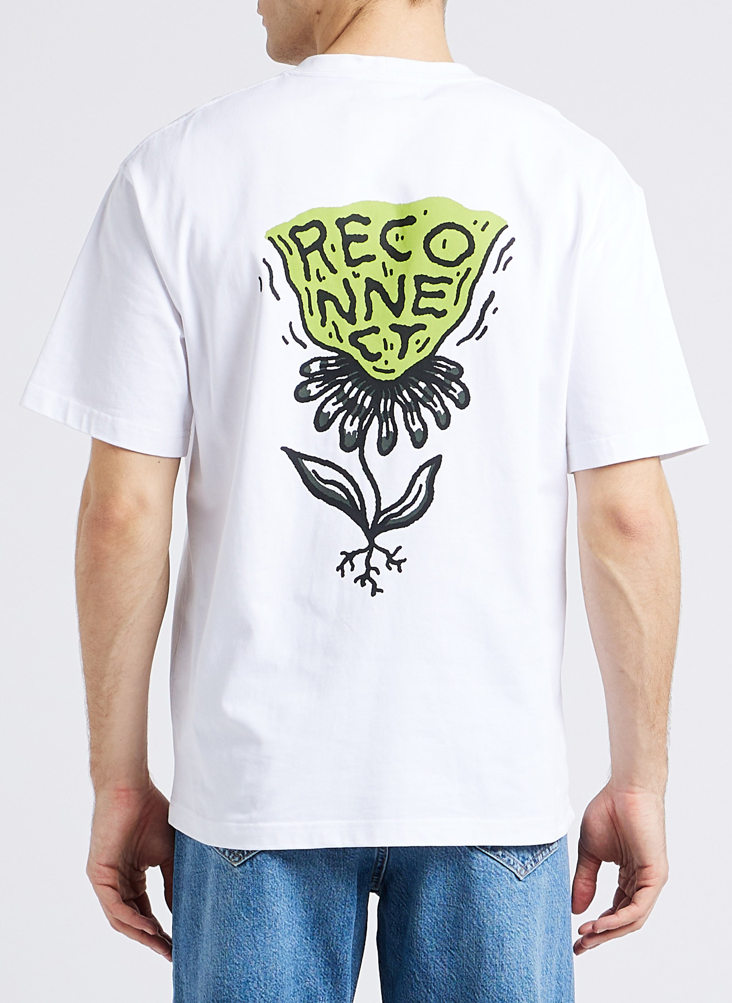 Tee-shirt décontracté col rond en coton bio  SAMSOE SAMSOE Violet