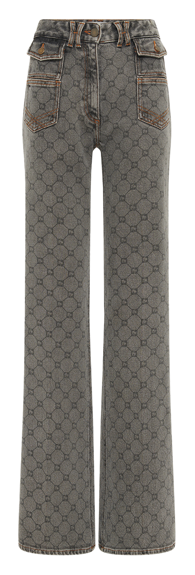 Straight cotton-blend pants GERARD DAREL Grey