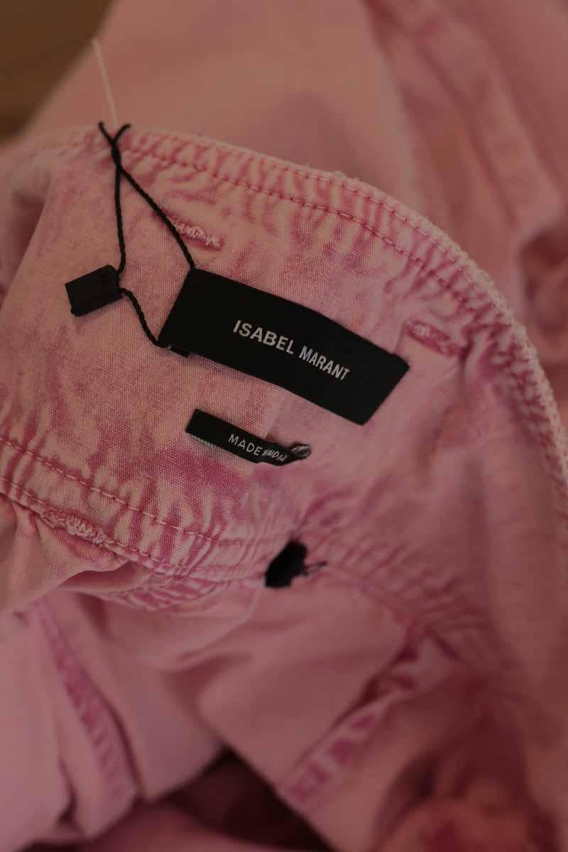 Slim-fit cotton cargo pants ISABEL MARANT - Seconde Main Pink