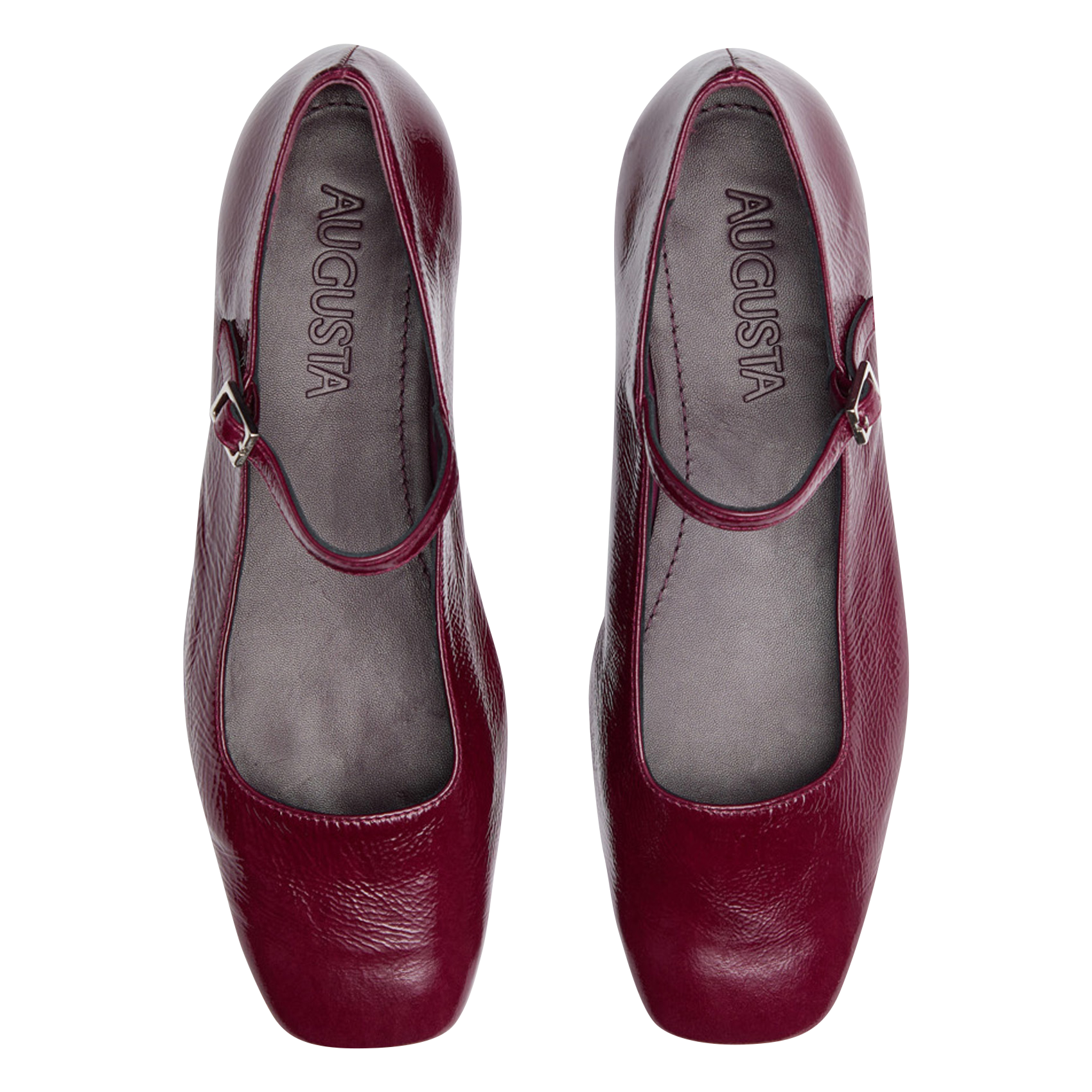 Ballerina's van lakleer AUGUSTA Rood