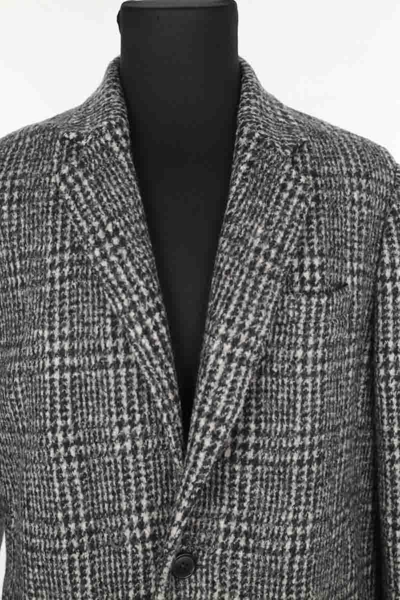 Voile and crochet dress Black