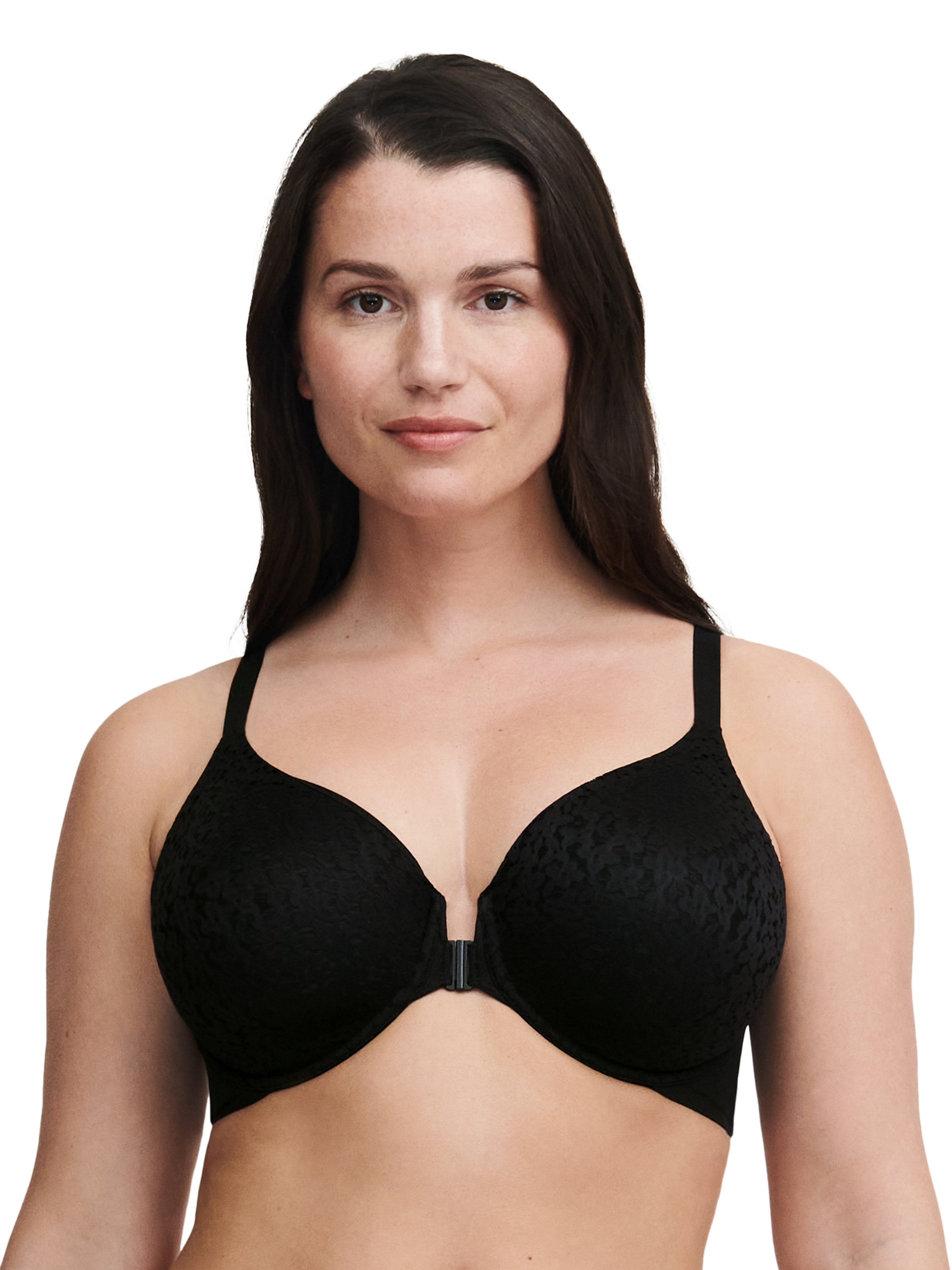 Molded full coverage front closure lace bra CHANTELLE