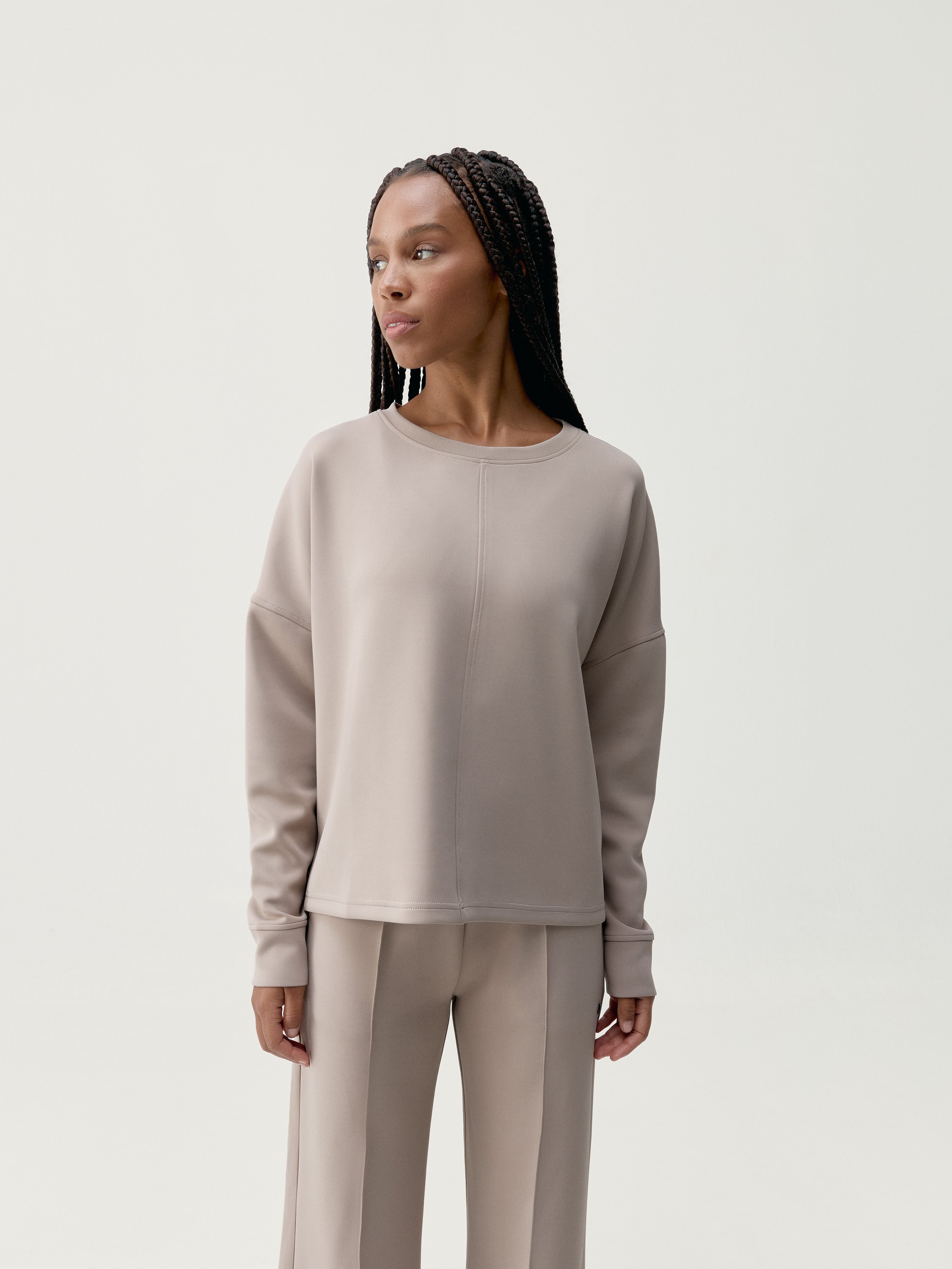 Soft touch INIYA sweatshirt BORN LIVING YOGA Brown