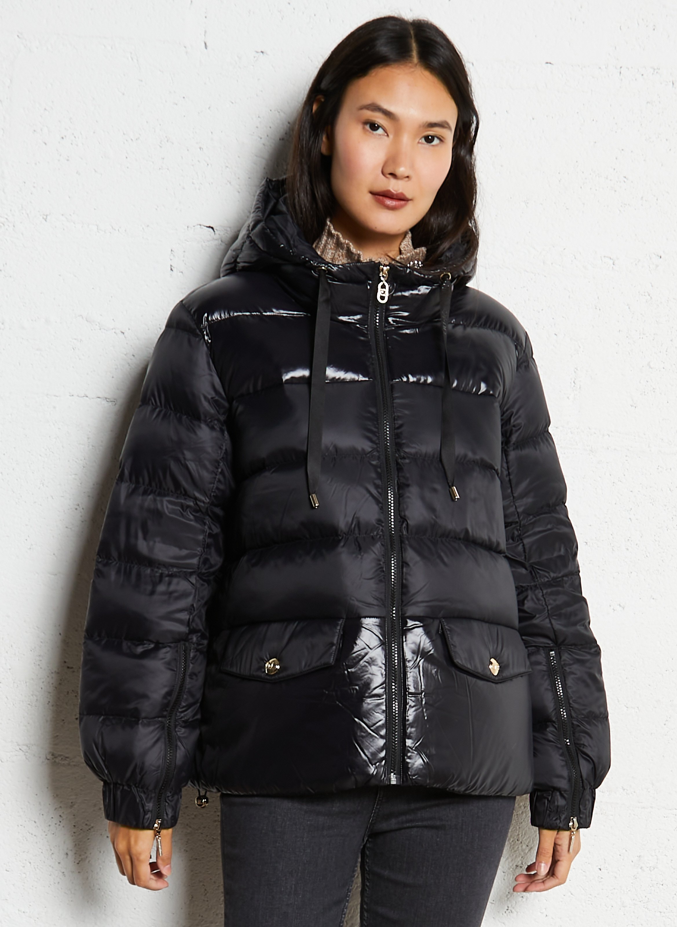 Doudoune à capuche LIU JO Noir