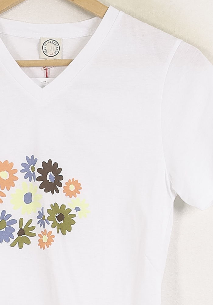 Tommy Badge T-shirt INES DE LA FRESSANGE - Seconde main White