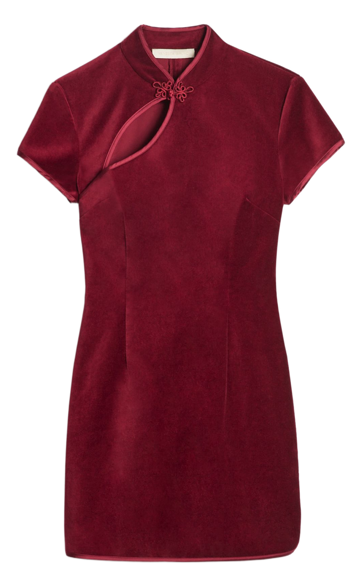 Fitted short velvet dress VANESSA BRUNO Red