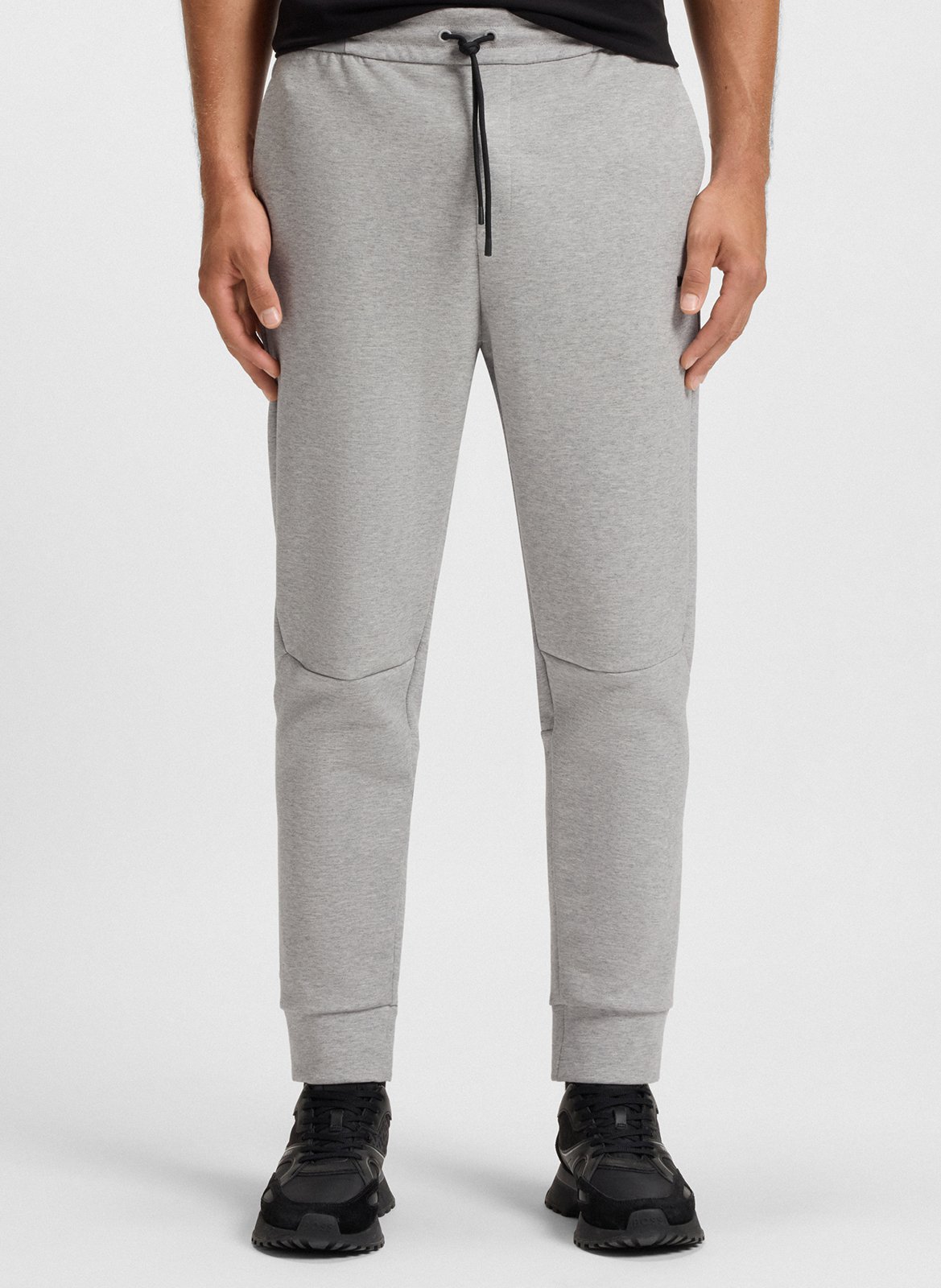 Regular-fit cotton-blend joggers BOSS
