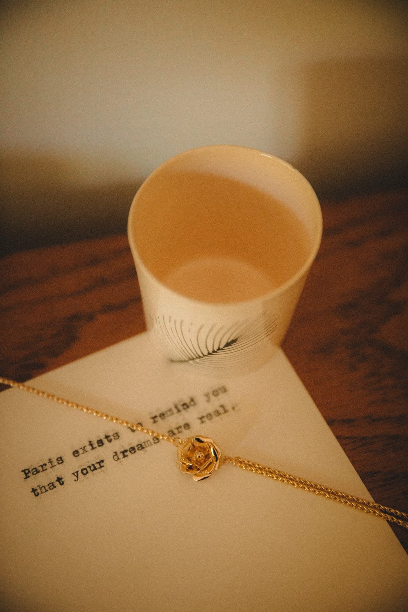 THÉIA - fine gold-plated flower bracelet MONSIEUR SIMONE Golden