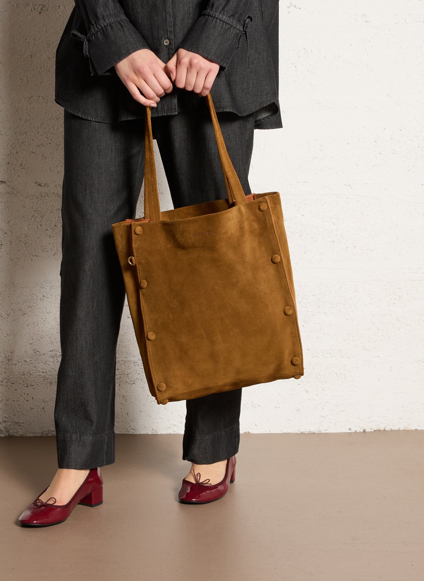 Billy L leather bag  CLARIS VIROT Brown