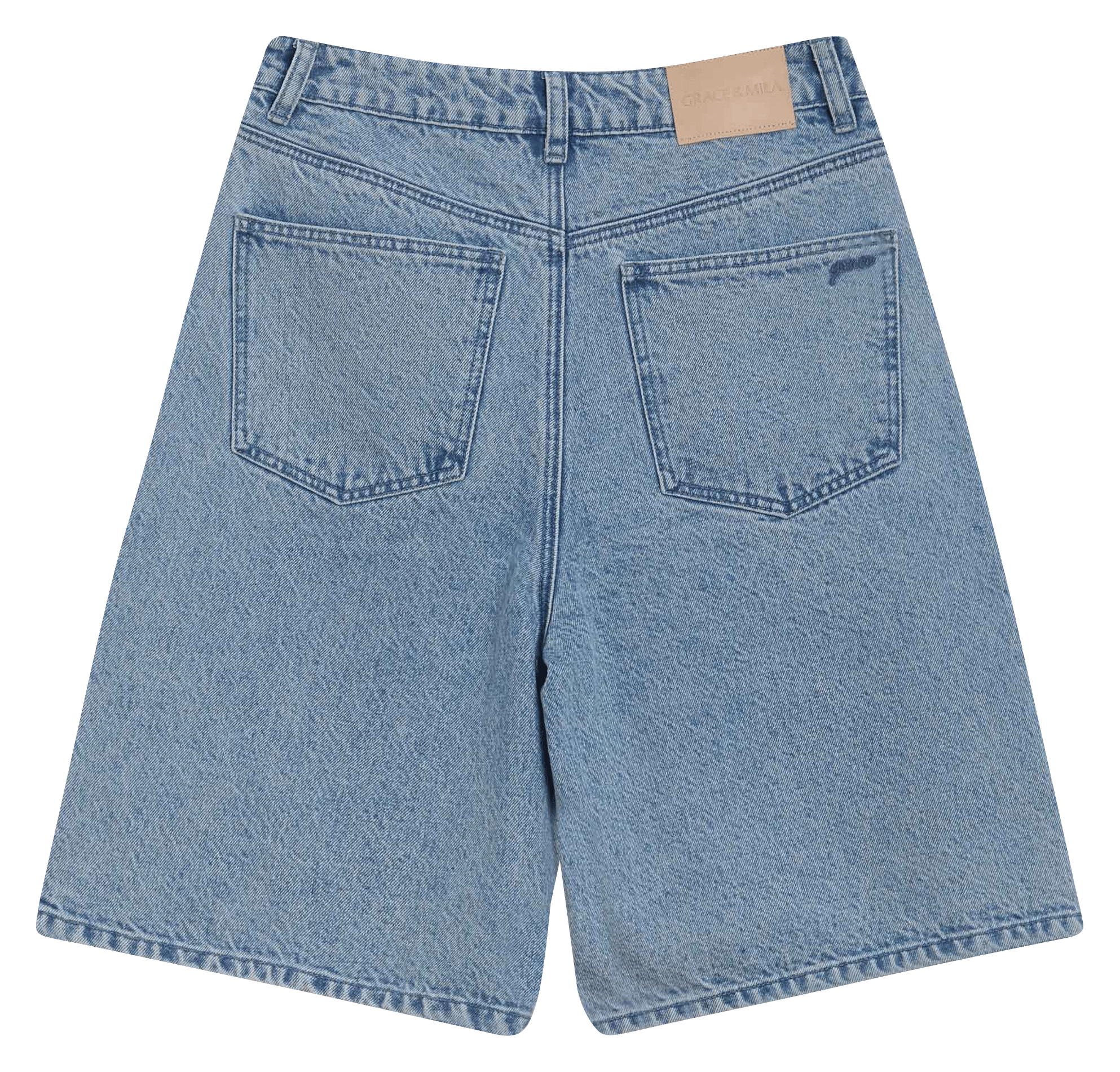 Short en denim GRACE ET MILA Bleu