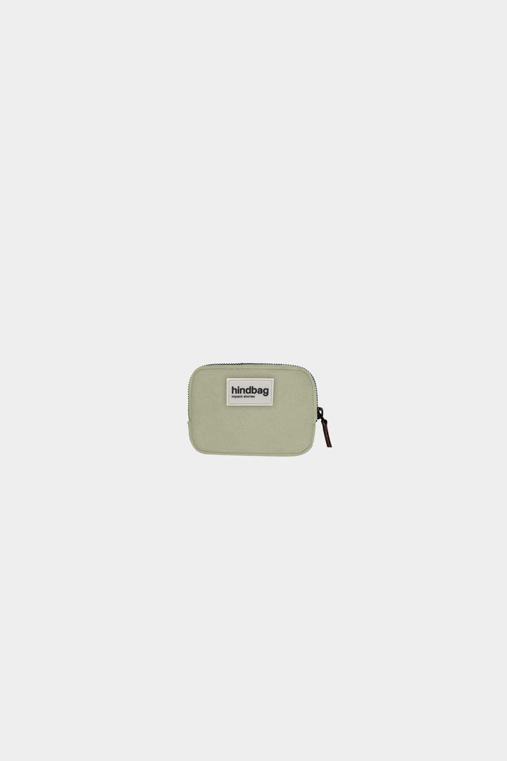 Cotton coin purse HINDBAG Green
