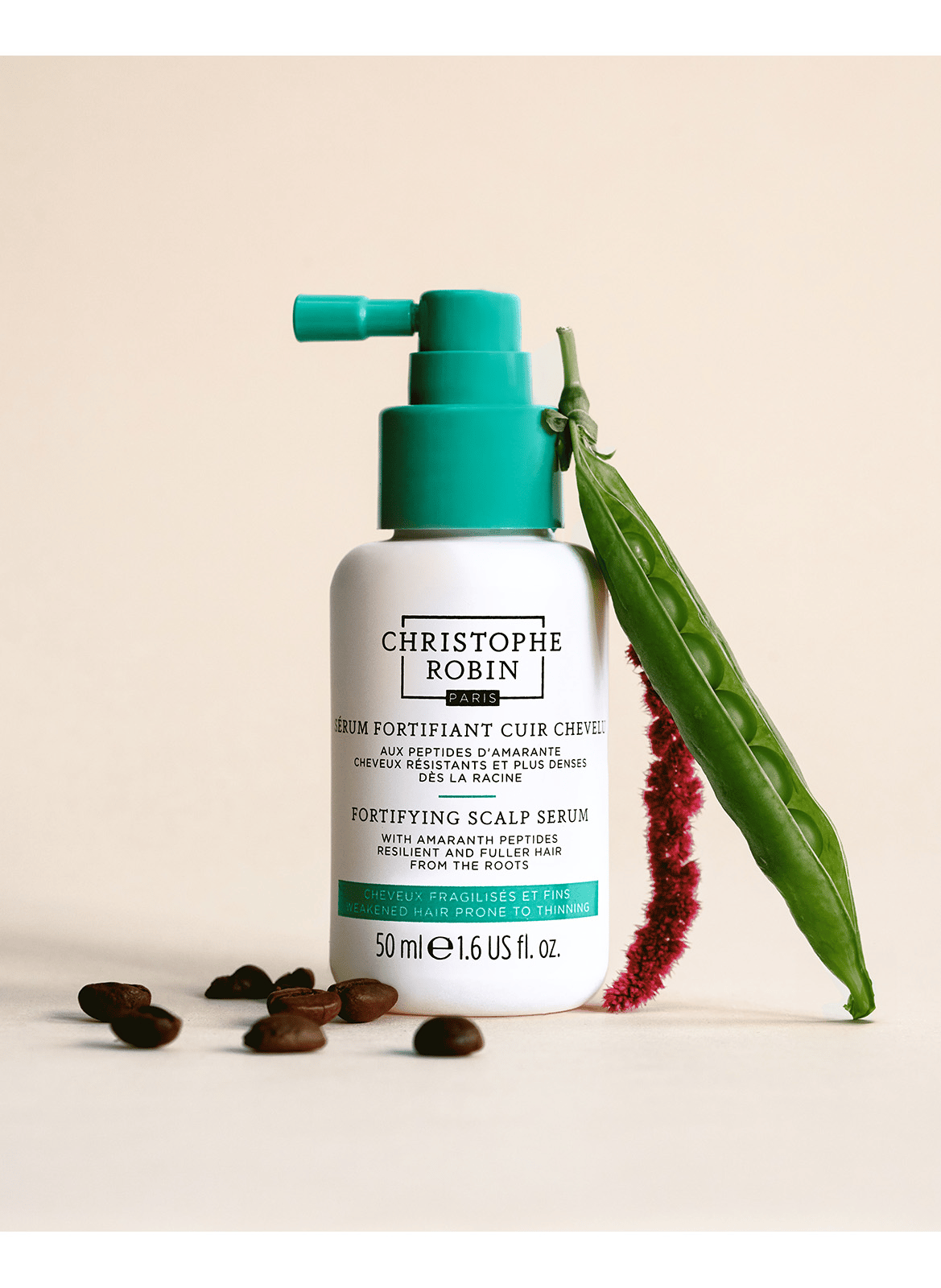 Haarwuchsserum mit Amarant-Peptiden CHRISTOPHE ROBIN No color