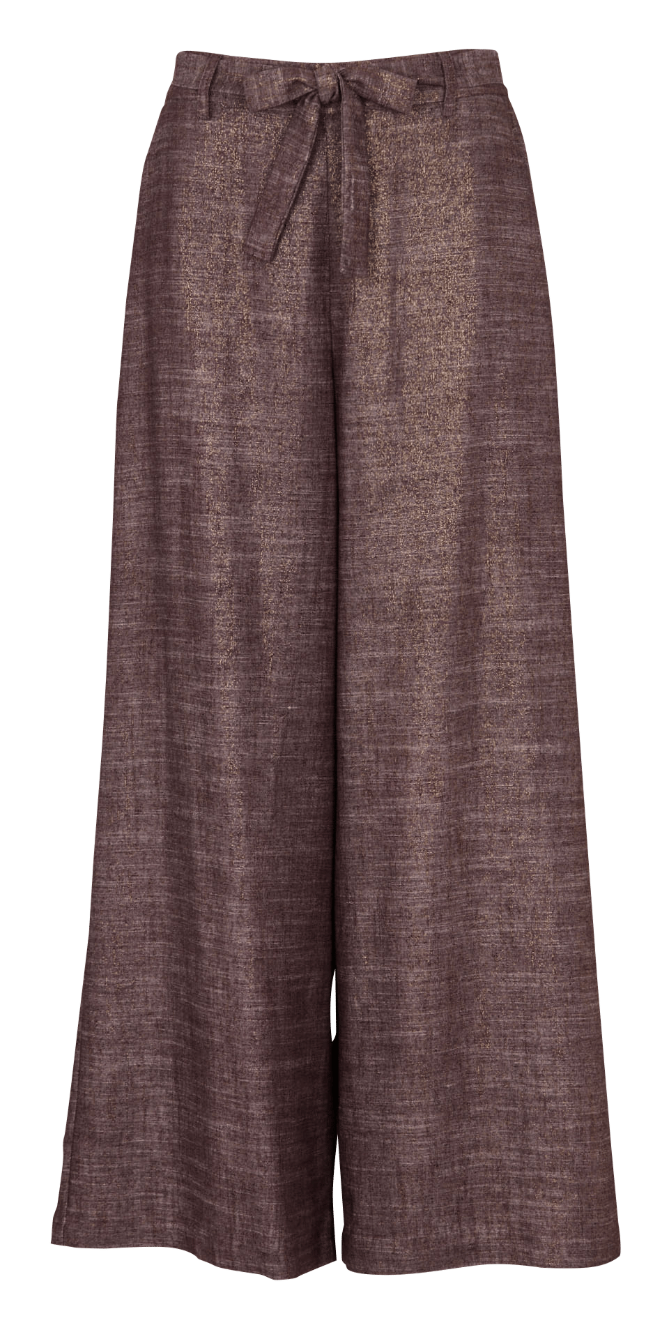 Weit geschnittene Pailletten-Hose LA FEE MARABOUTEE Braun