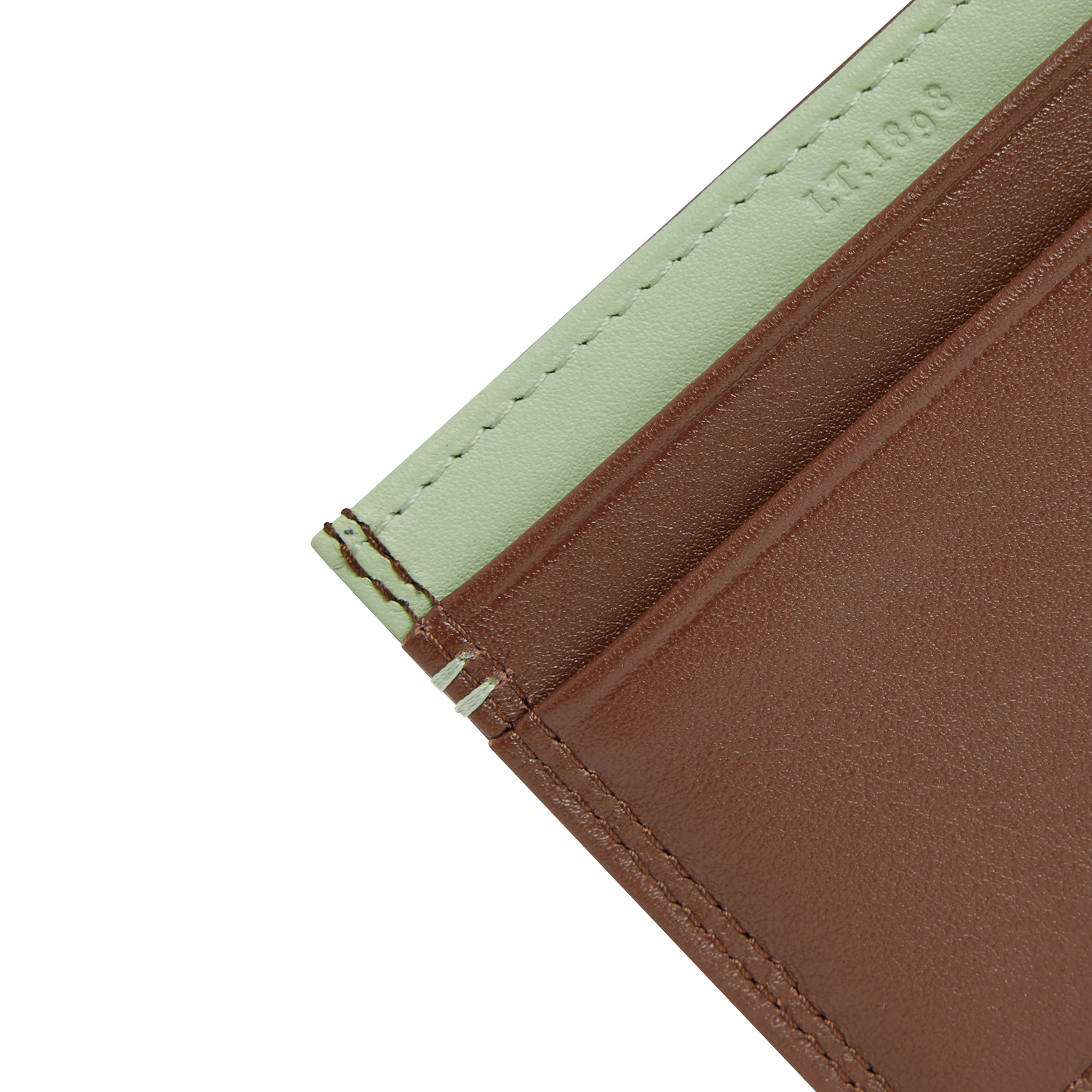 Porte-cartes en cuir LE TANNEUR Marron