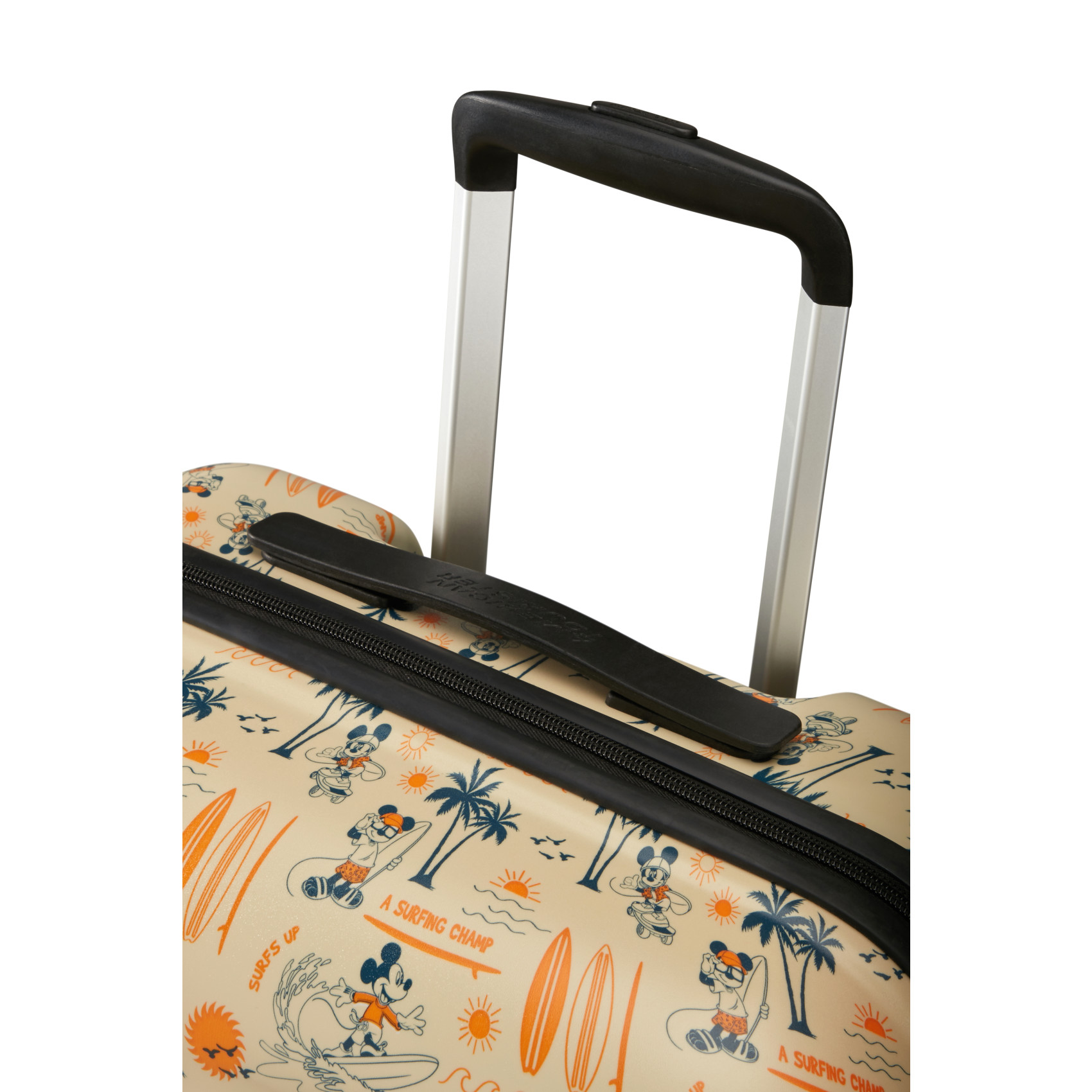 Wavebreaker Disney suitcase 4 wheels size M AMERICAN TOURISTER Yellow