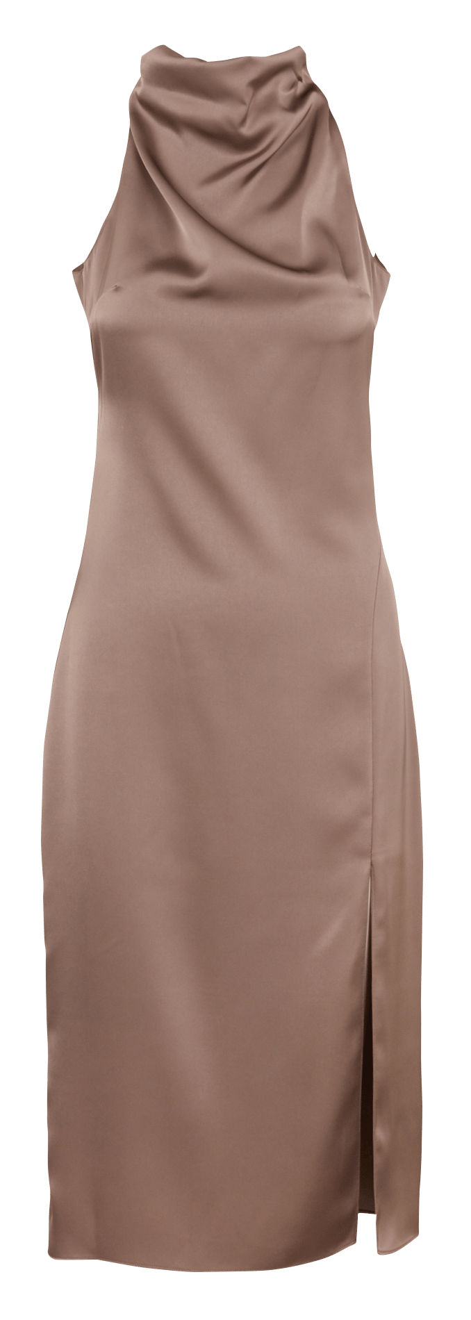 Midikleid mit Stehkragen ZAPA Grau