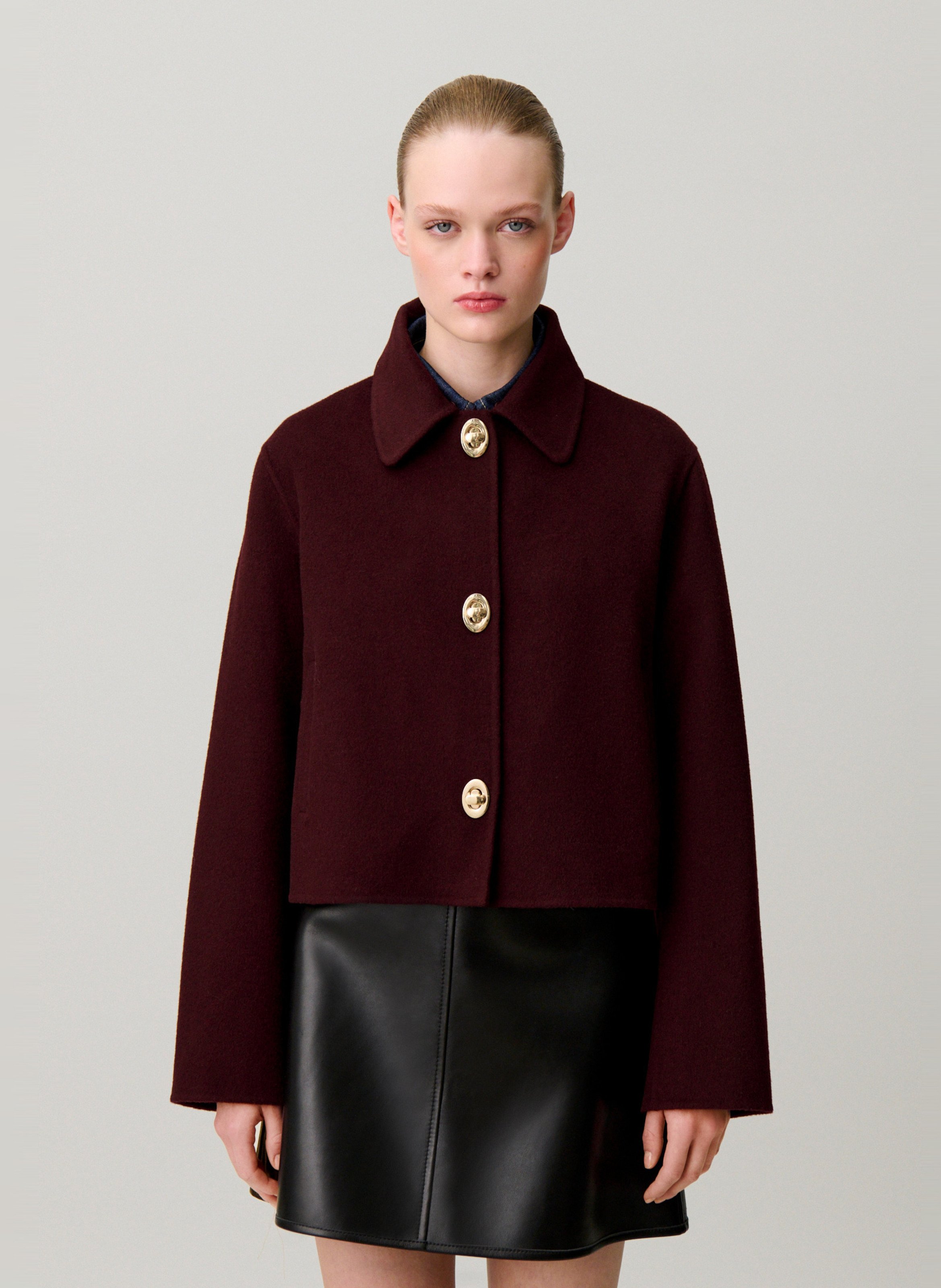 Veste courte en laine mélangée CLAUDIE PIERLOT