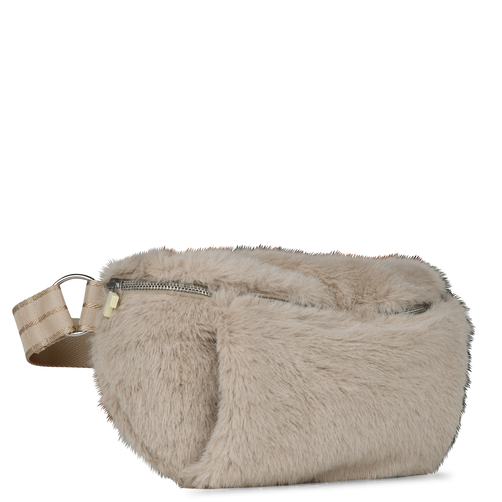 Faux fur bum bag BELLEROSE White