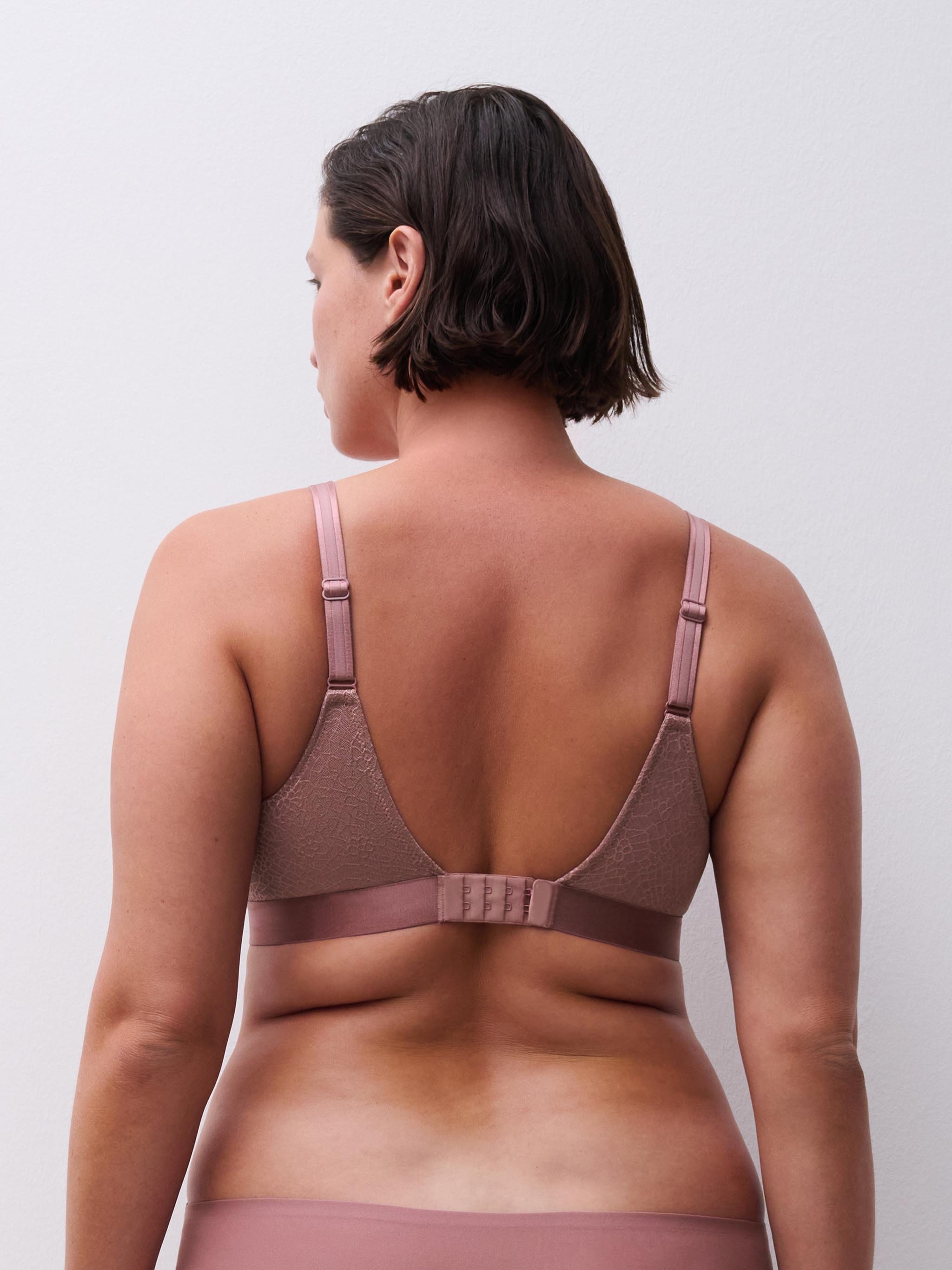 Non-wired support bra CHANTELLE Brown