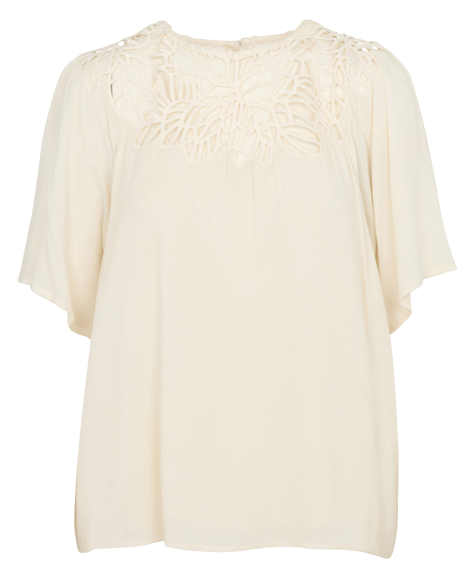 Top à broderies ajourées MAISON 123 Beige