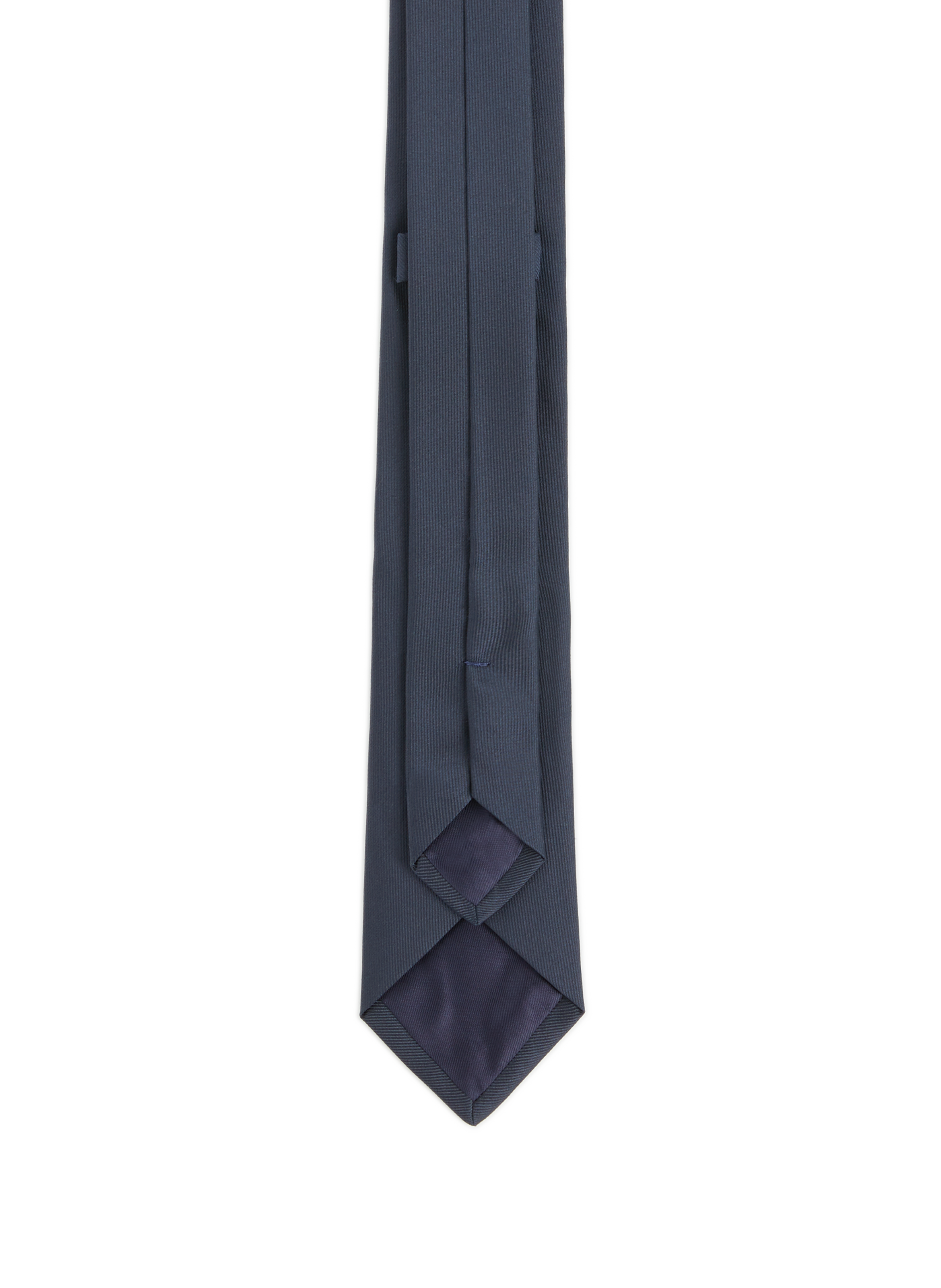 Silk jacquard tie cr bot ap6573190 plain royal blue AU PRINTEMPS PARIS Blue