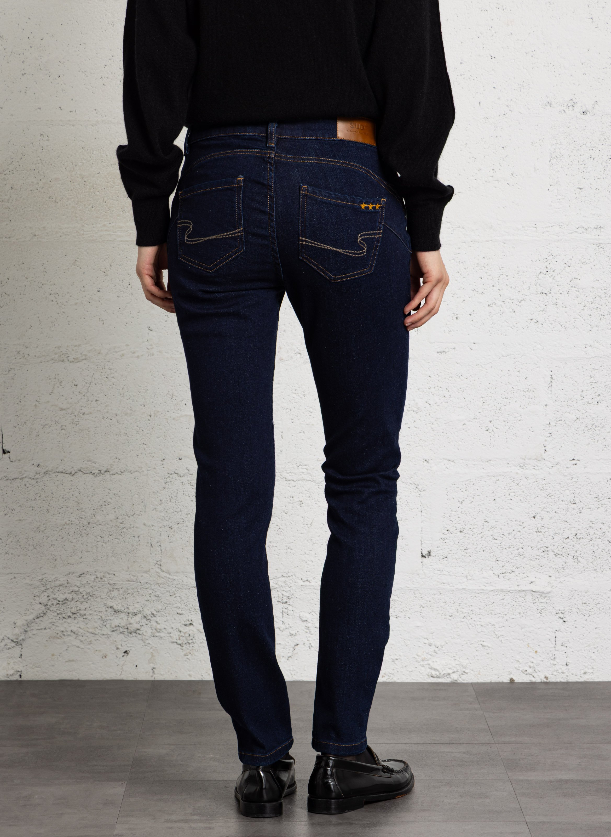 Slimfit-Jeans mit 5 Taschen SUD EXPRESS Blau