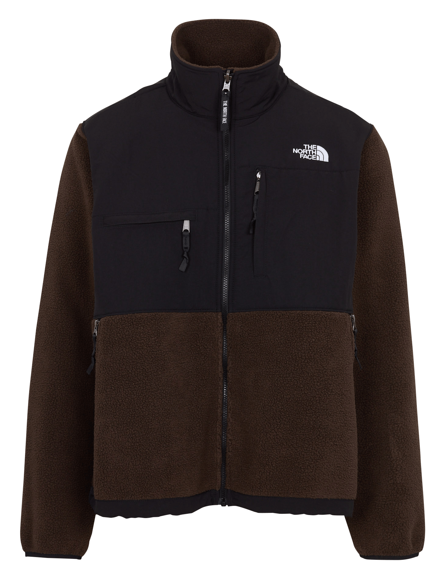 Gerade geschnittene Fleecejacke mit Stehkragen THE NORTH FACE Braun
