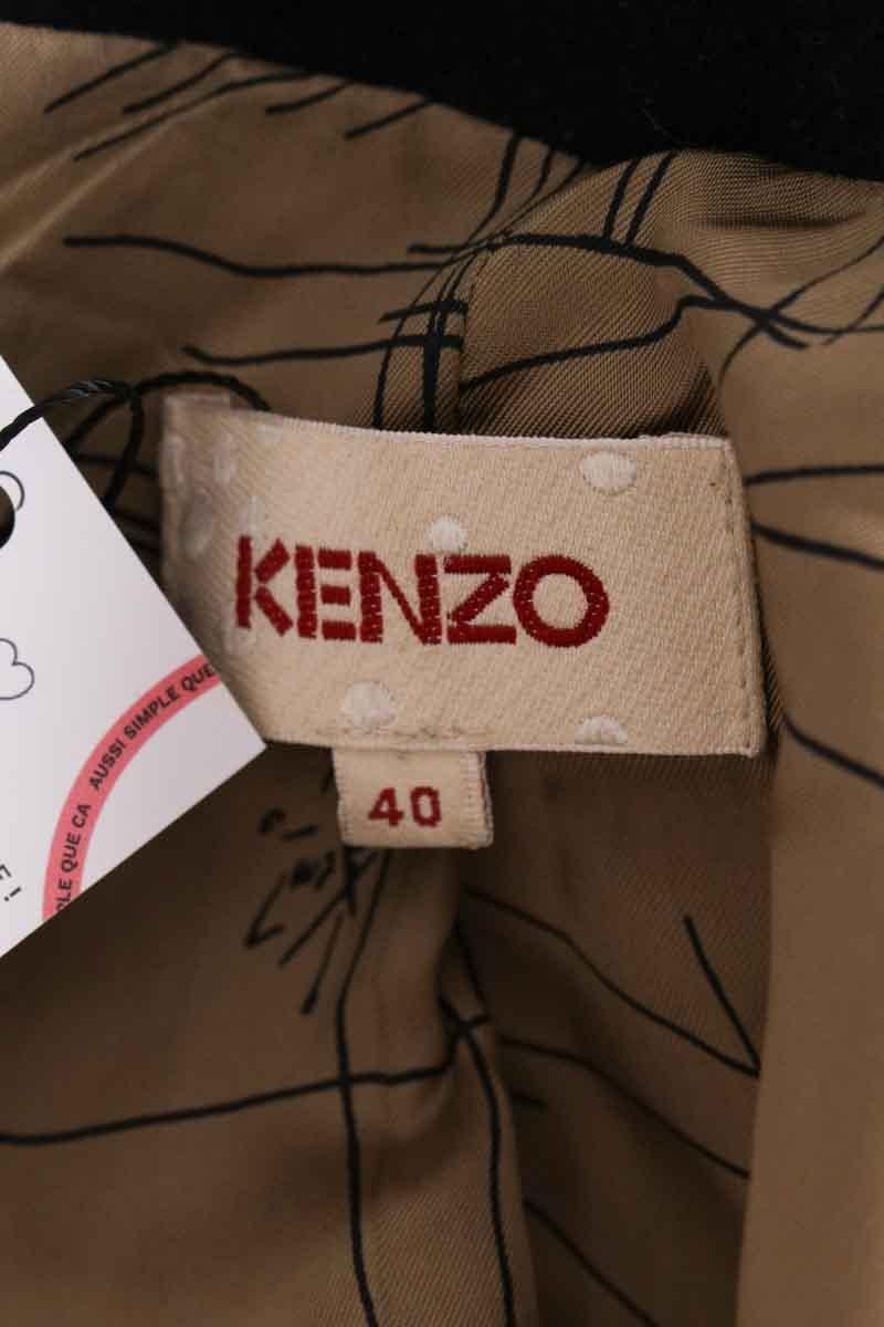 Coat KENZO - SECONDE MAIN Black