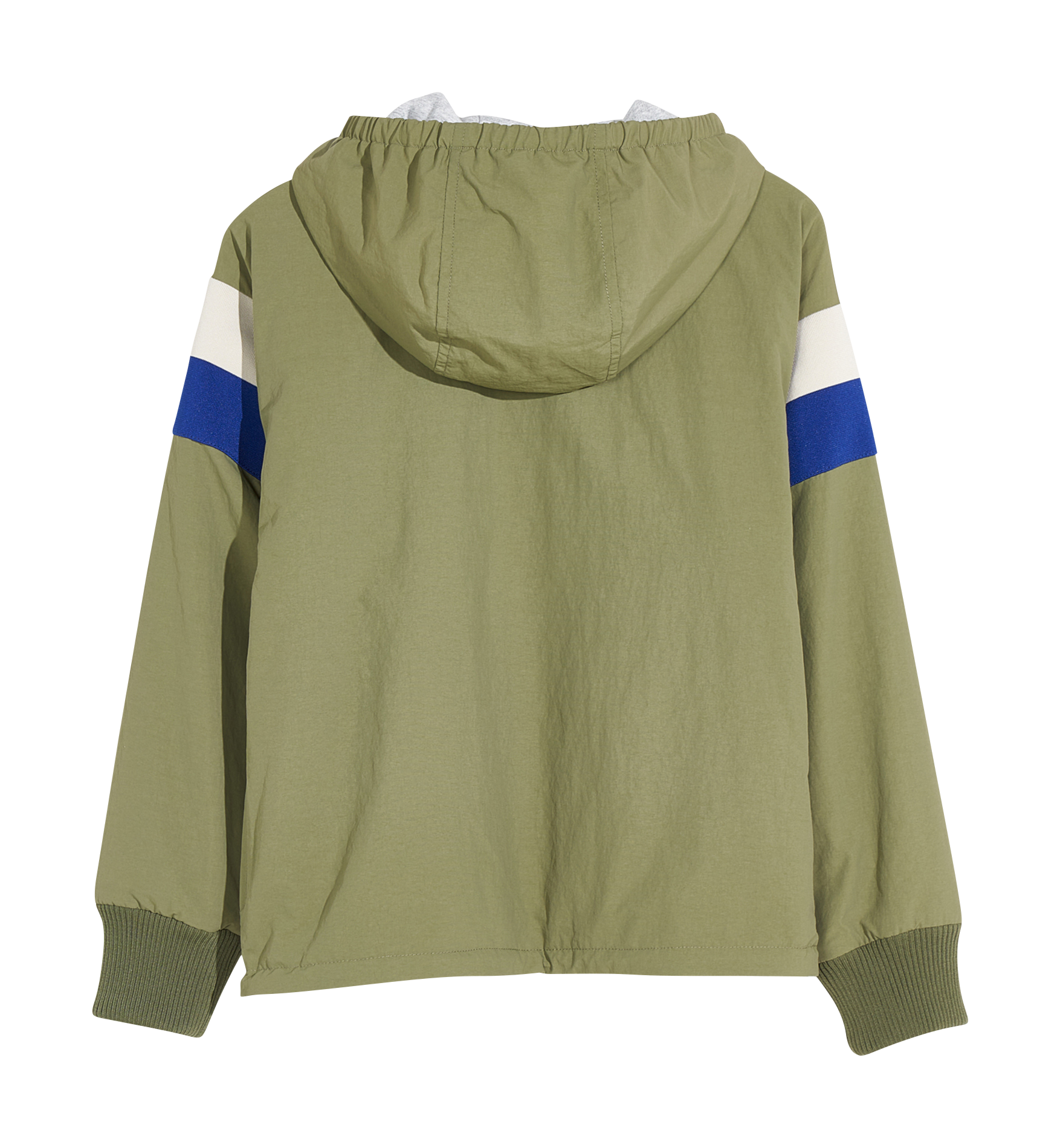 Reversible high-neck windbreaker BELLEROSE Khaki