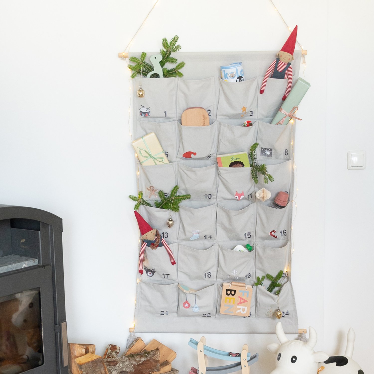 Advent calendar KINDSGUT Grey