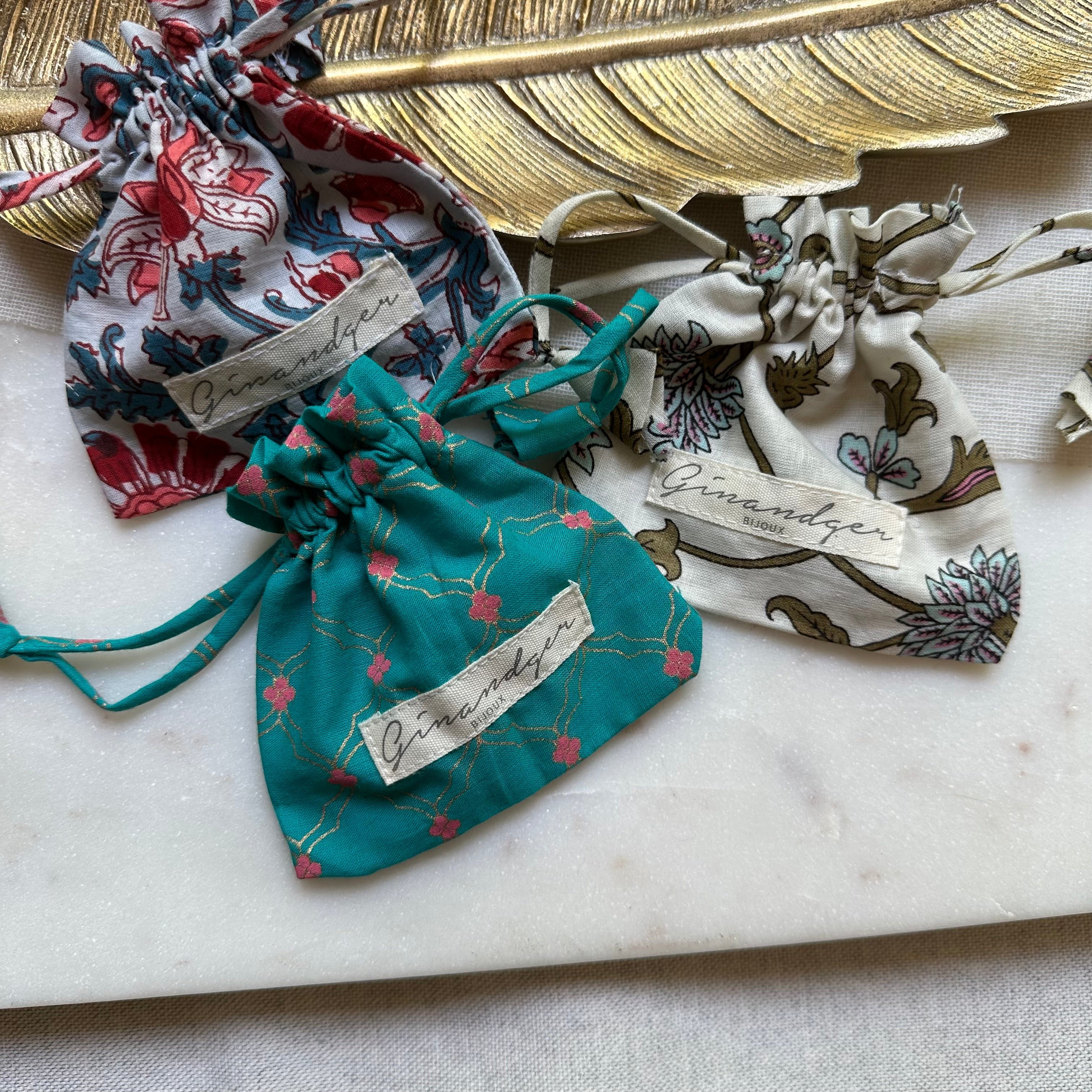 Amazonite necklace GINANDGER Blue