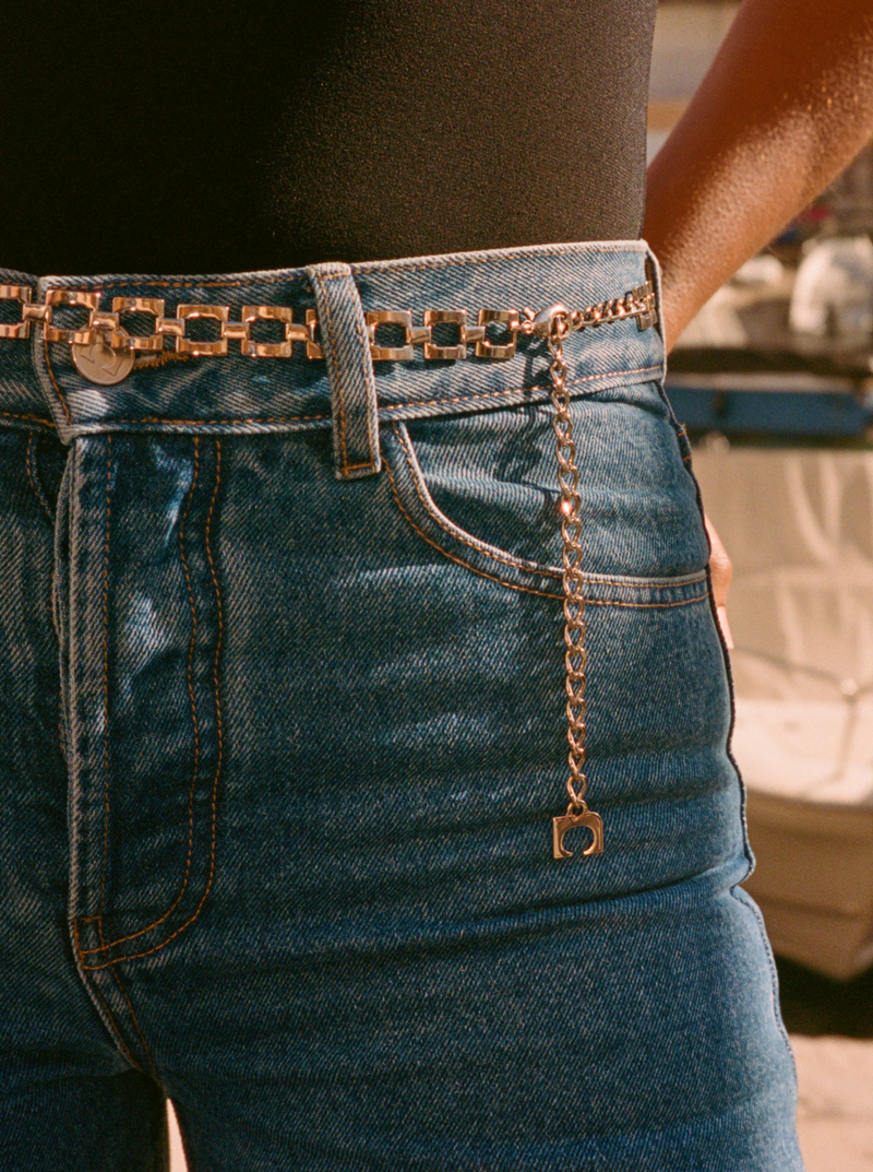 Chain belt NOO Silver