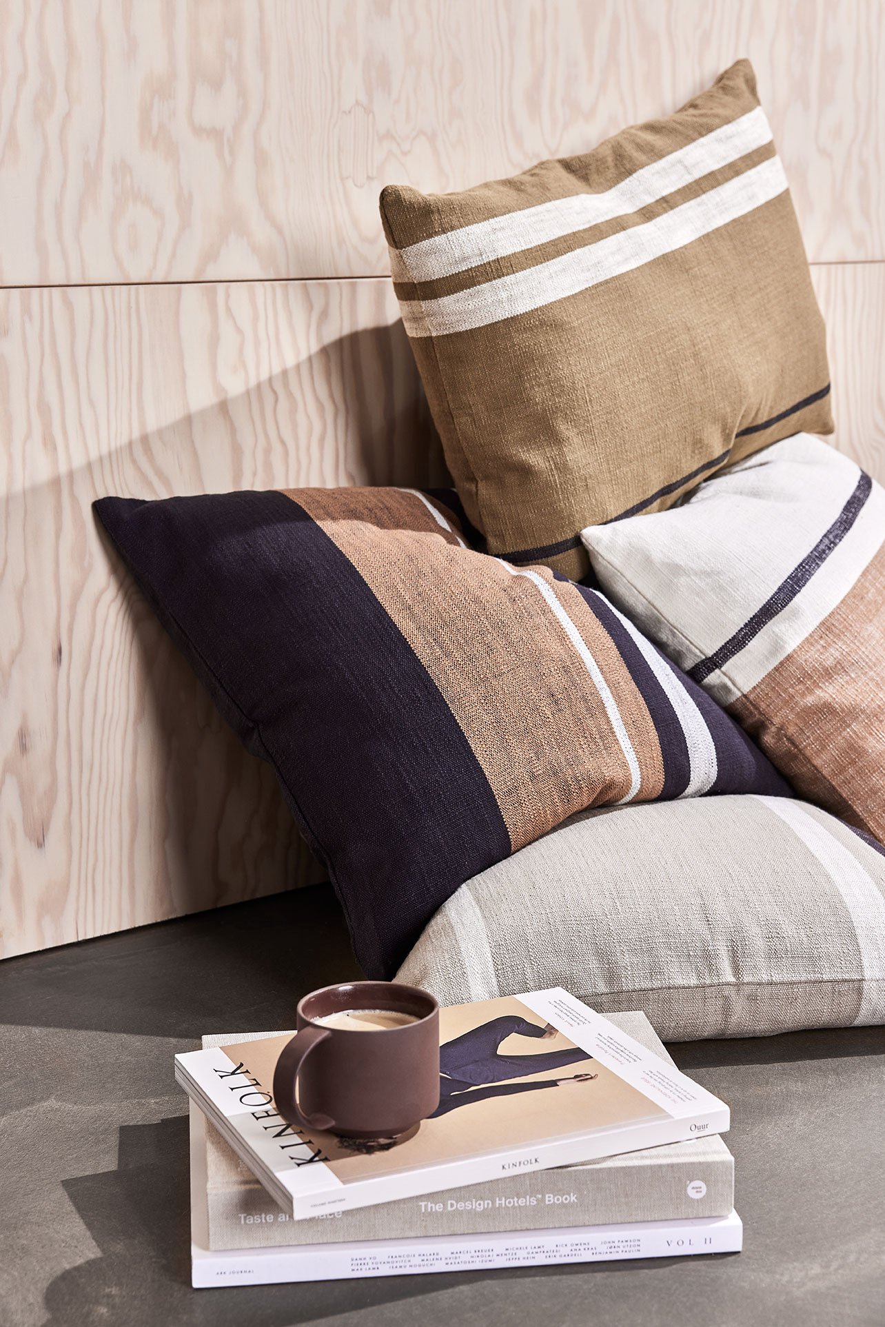 Long cotton cushion OYOY LIVING DESIGN Brown