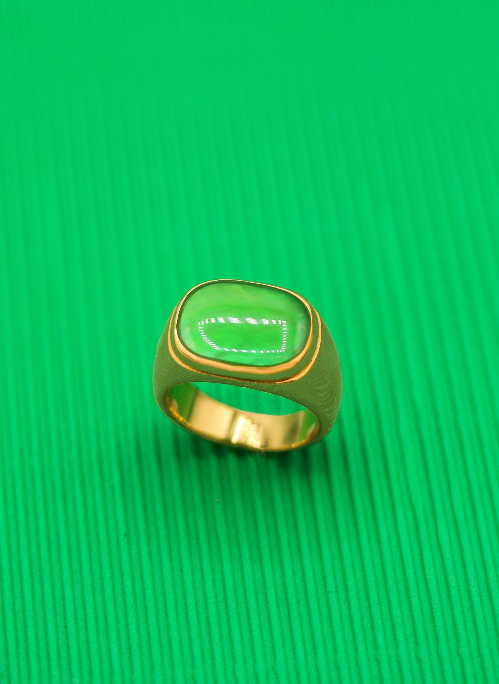 Wide Columba Ring AEC Paris Green