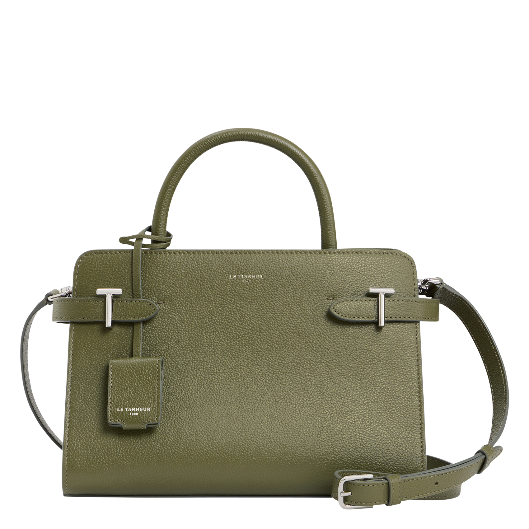 Sac à main en cuir grainé LE TANNEUR