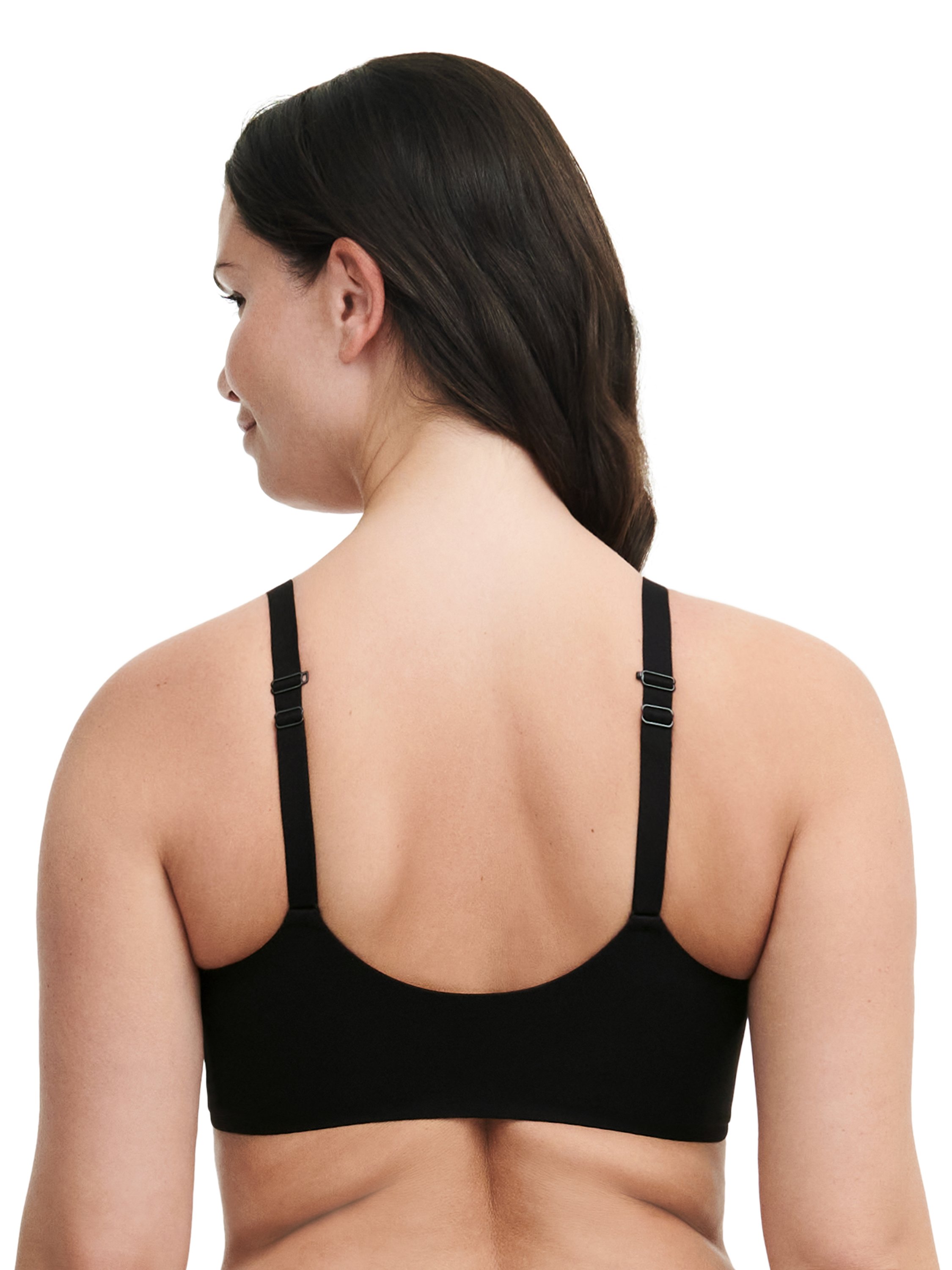 Molded full coverage front closure lace bra | Black CHANTELLE Women