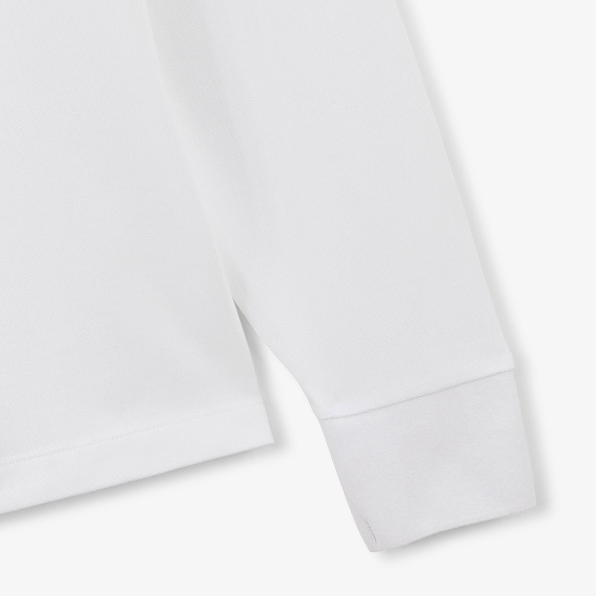 Long-sleeve polo with zip SERGE BLANCO White