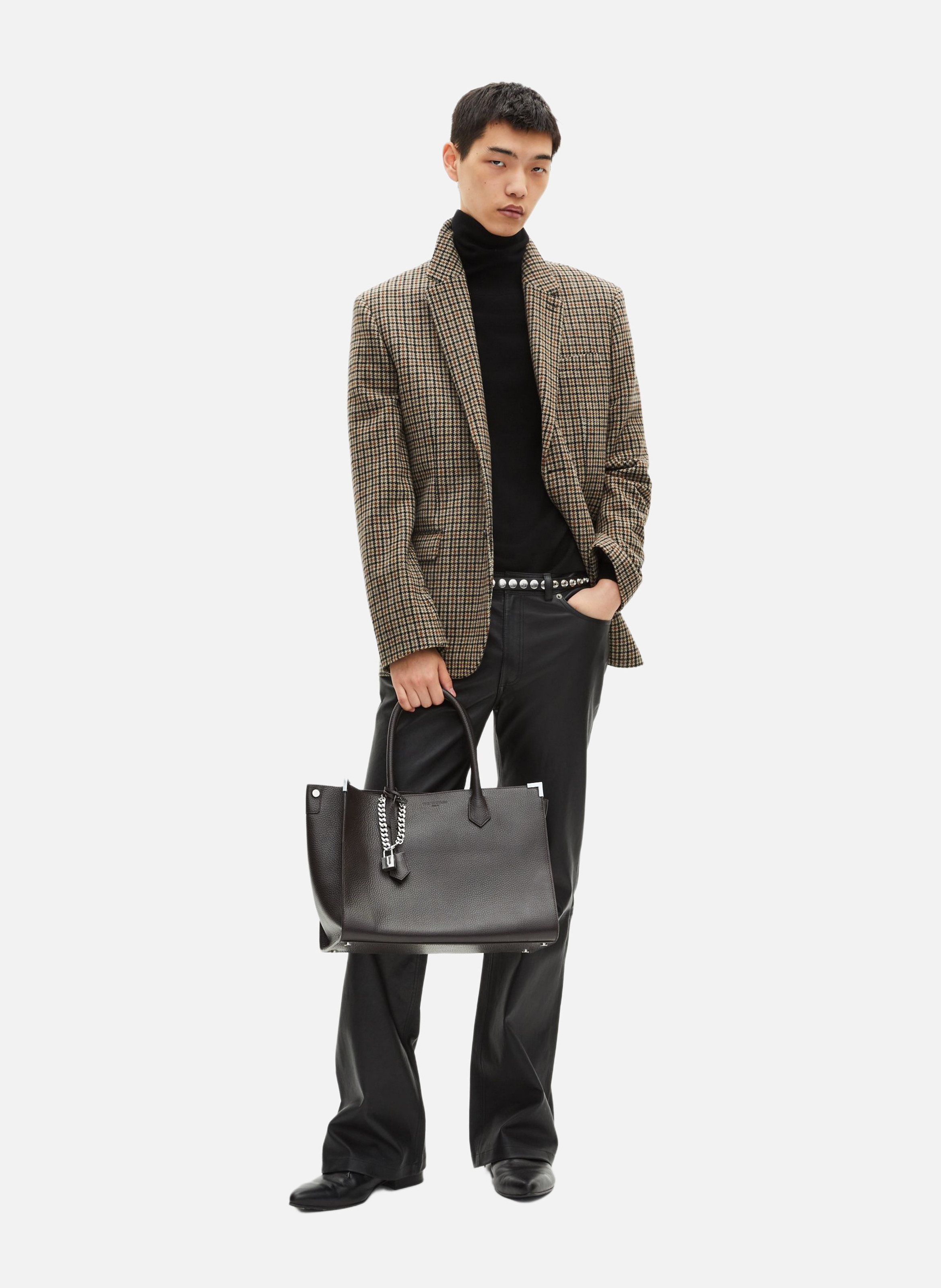 Houndstooth jacket THE KOOPLES Brown