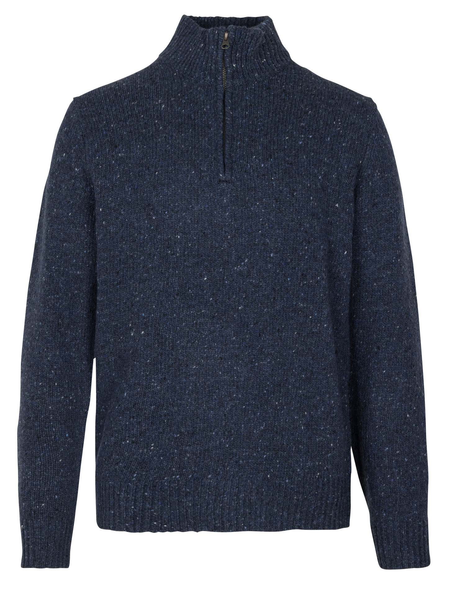 Pull droit col montant en laine mélangée HARTFORD Multicolore