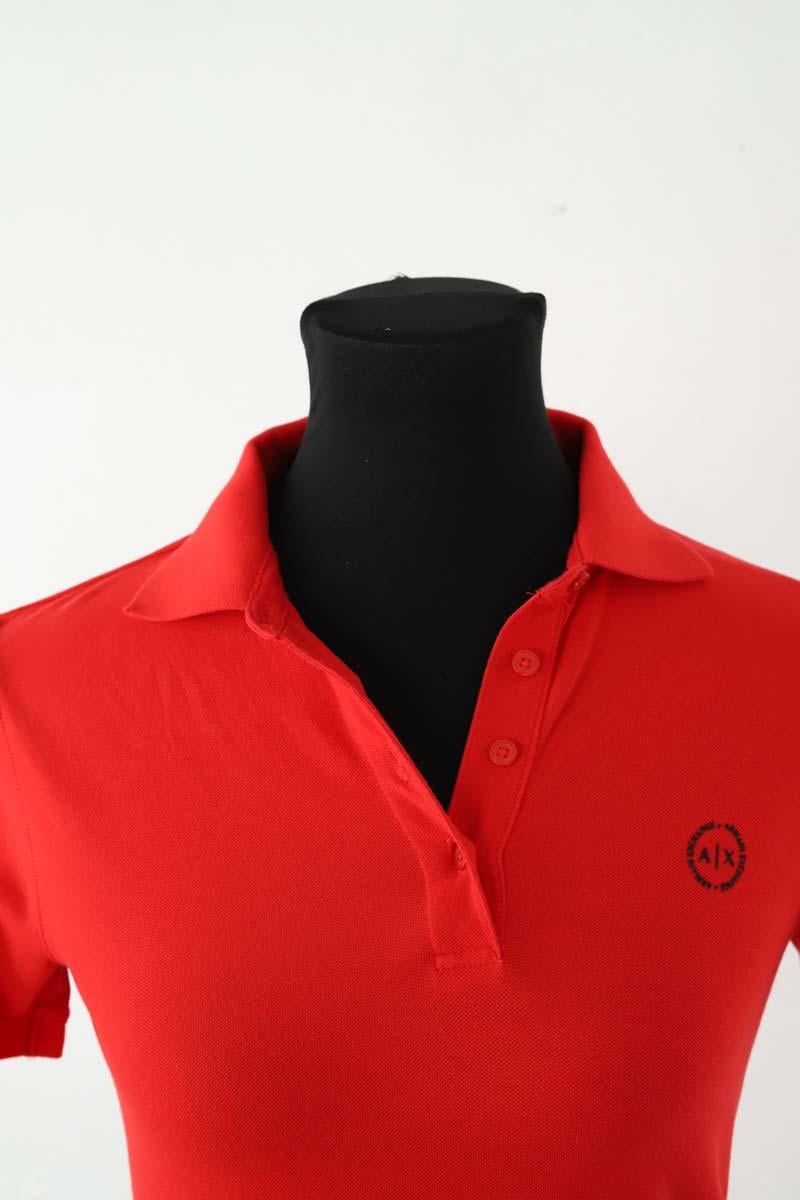 Cotton polo shirt ARMANI - SECONDE MAIN Red