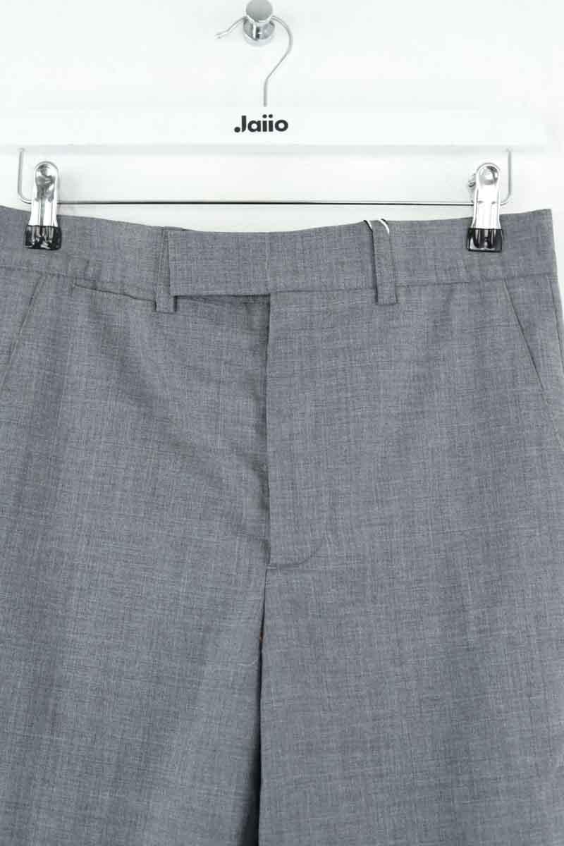 Bandol straight woollen trousers AGNES B. - Seconde Main Grey