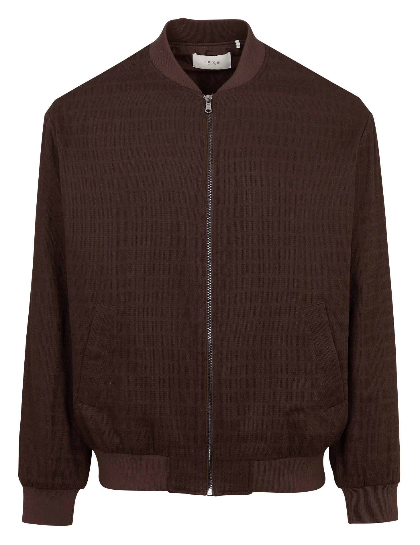 Blouson aus Baumwoll-Mix mit Rundhalsausschnitt IKKS Braun