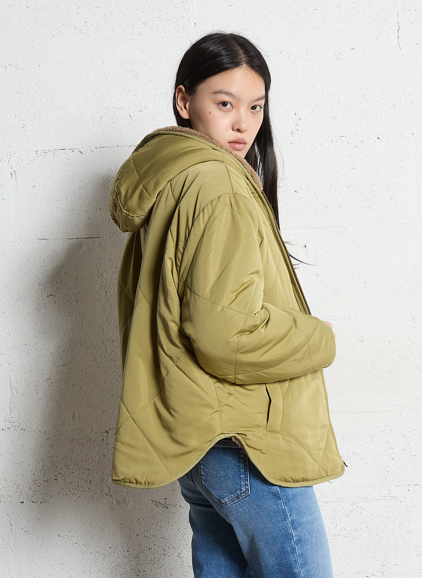 Veste matelassée à capuche BILLABONG Vert