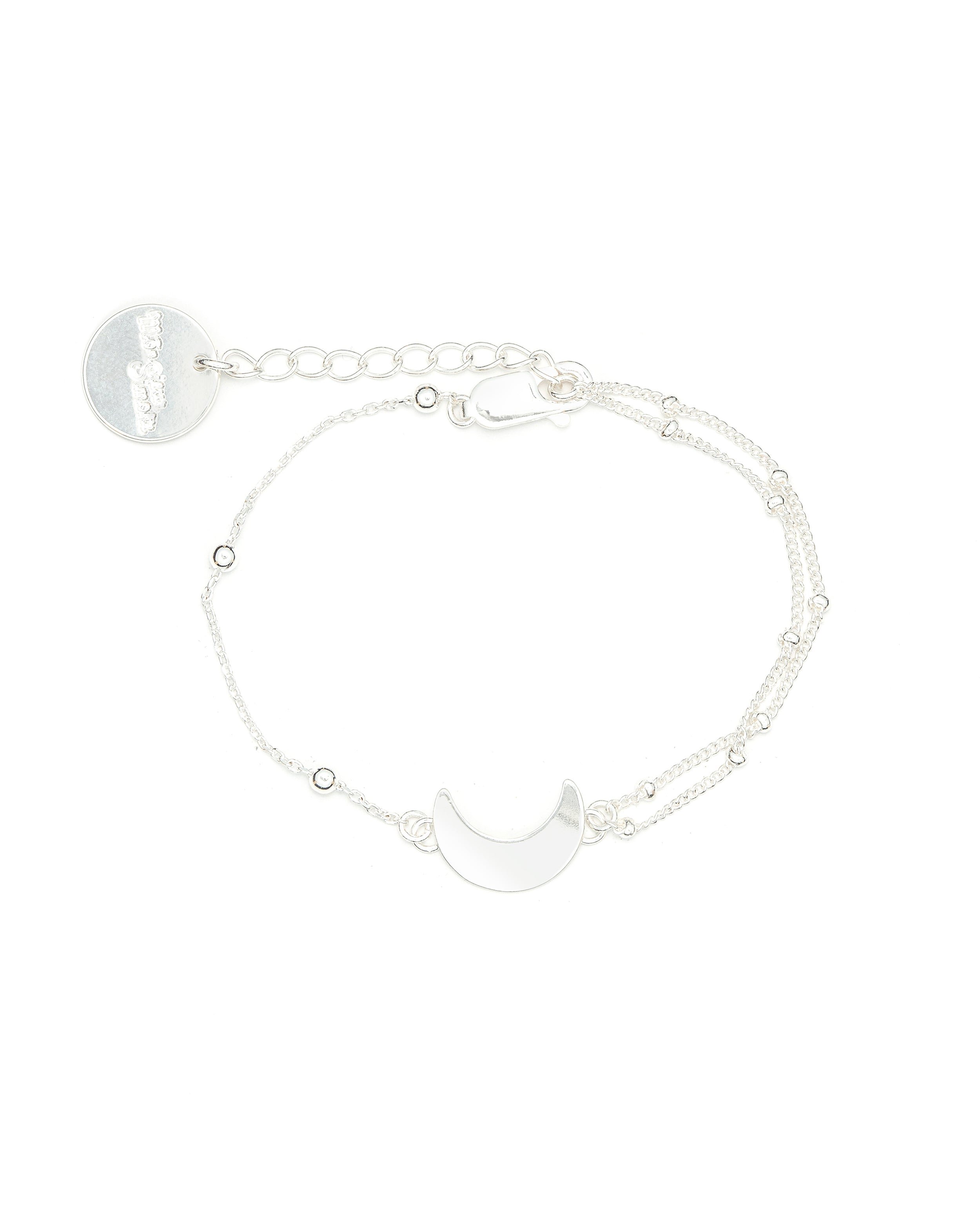 Silver-plated moon bracelet MONSIEUR SIMONE Silver
