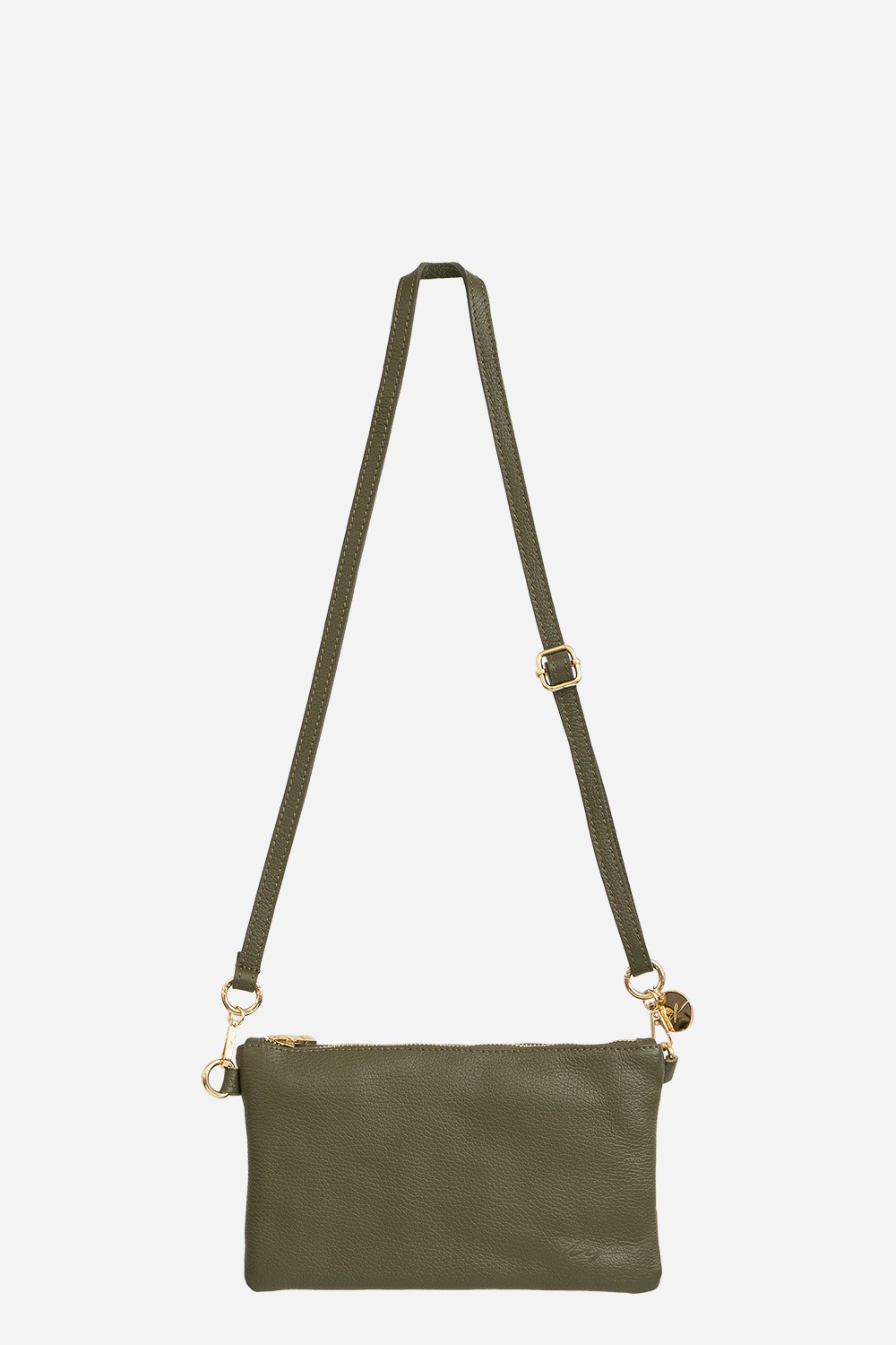 Dori leather shoulder bag LA COQUE FRANCAISE Green