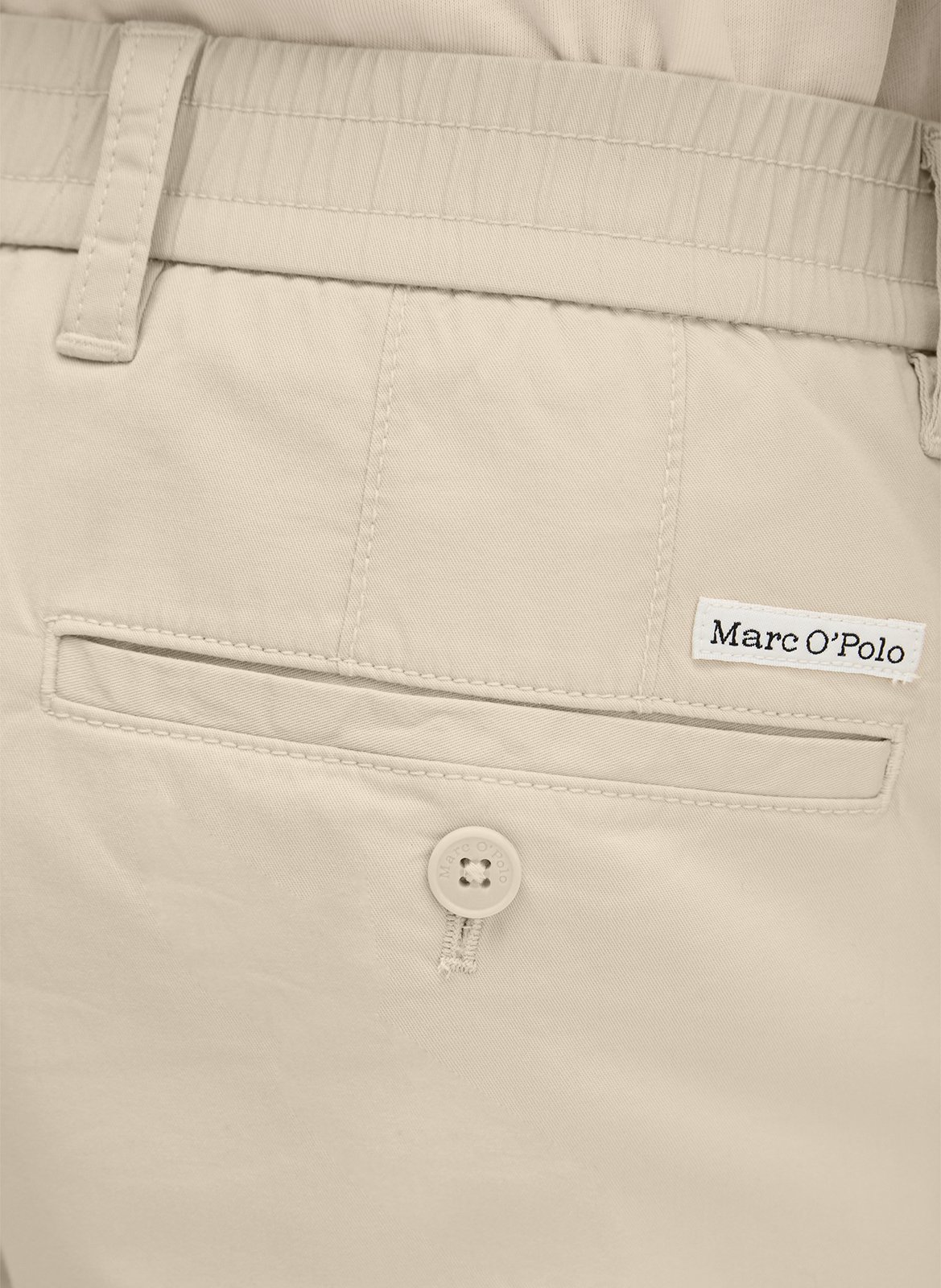 Gerade geschnittene Chino-Hose MARC O'POLO Beige