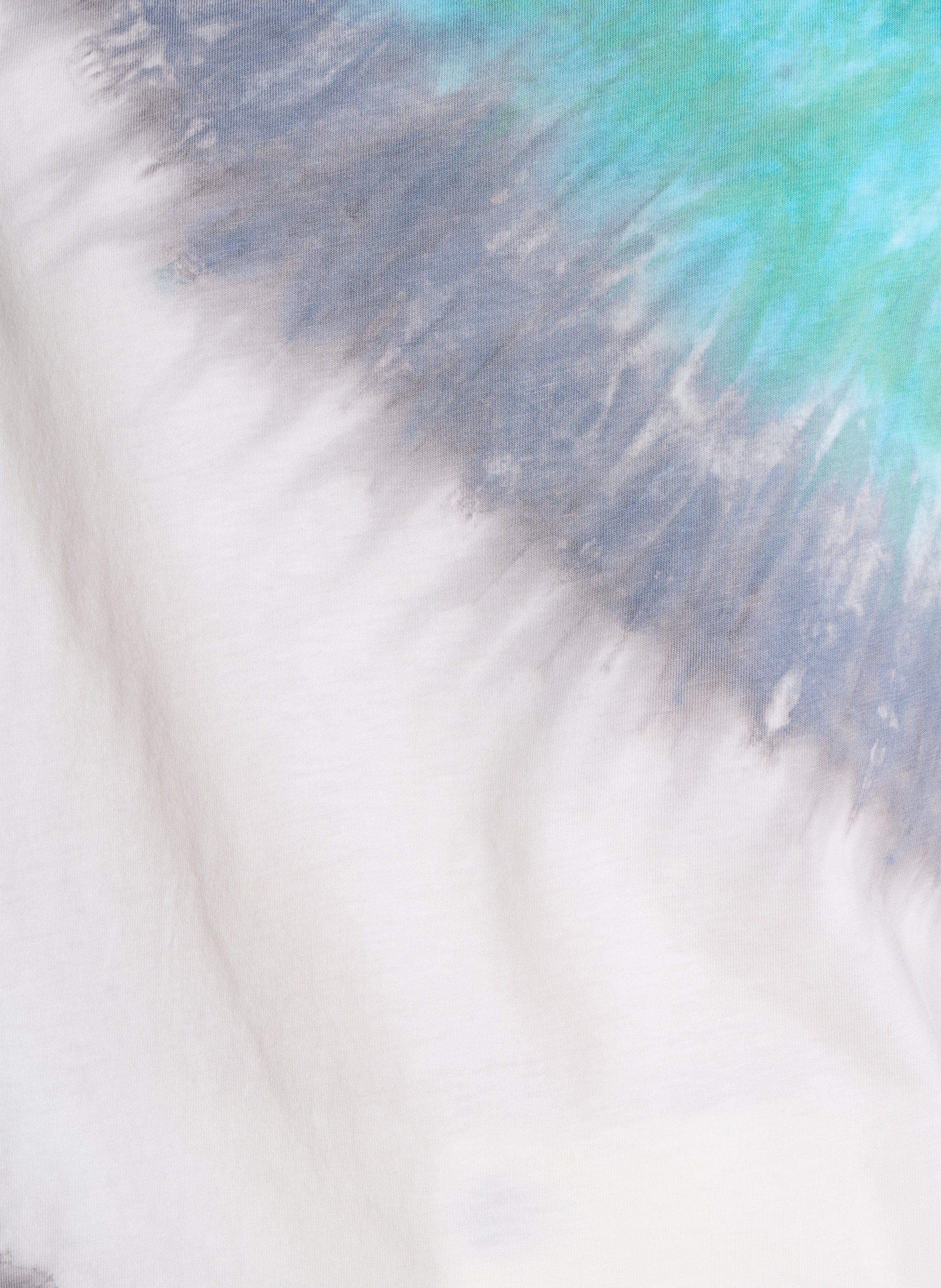 Tee-shirt droit en coton LA FEE MARABOUTEE Bleu